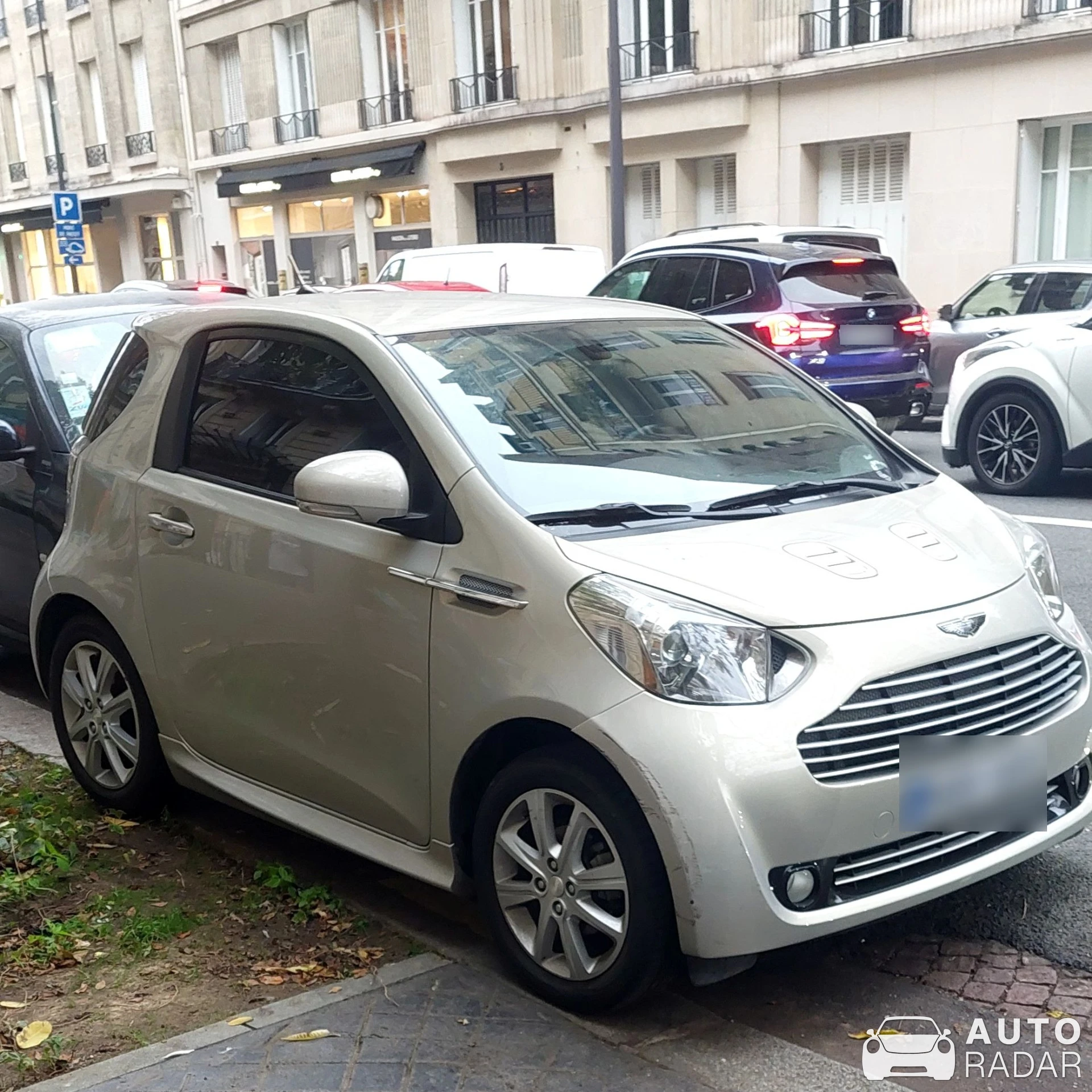 Aston Martin Cygnet spotted in Paris, France