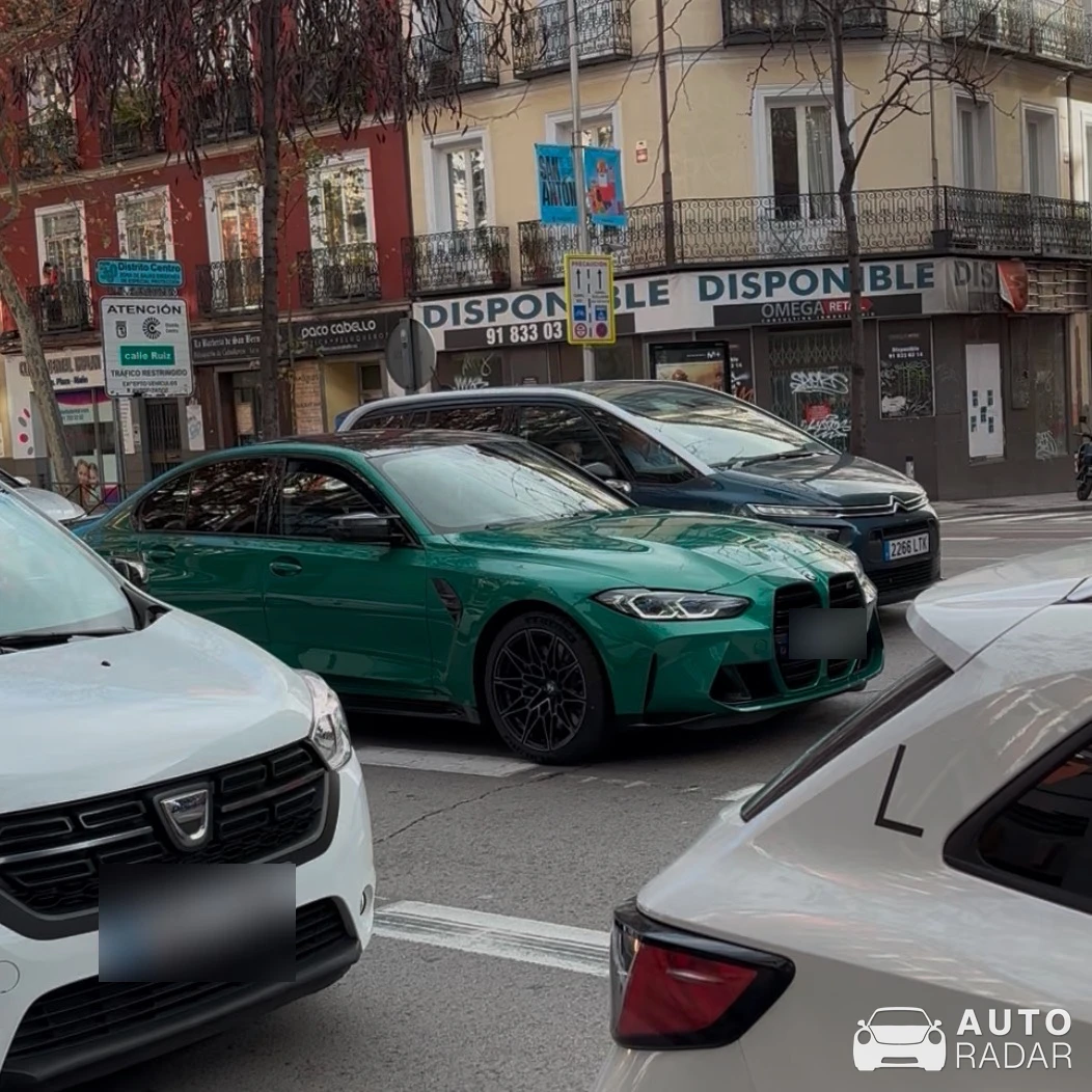 BMW M3 G80 Sedan Competition spotted in Madrid, España
