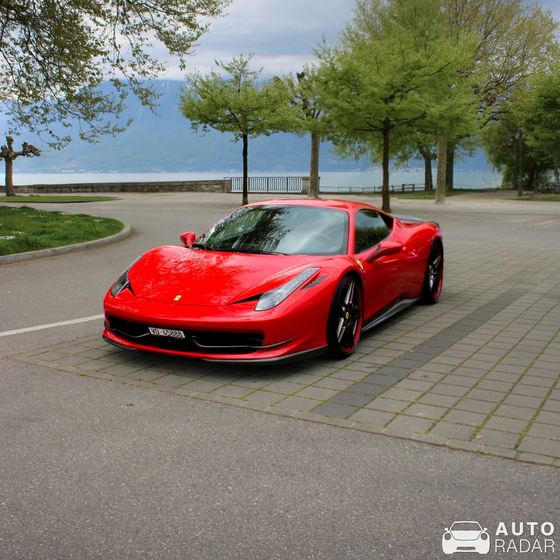 Ferrari 458 Italia Novitec Rosso spotted in Vevey, Suisse