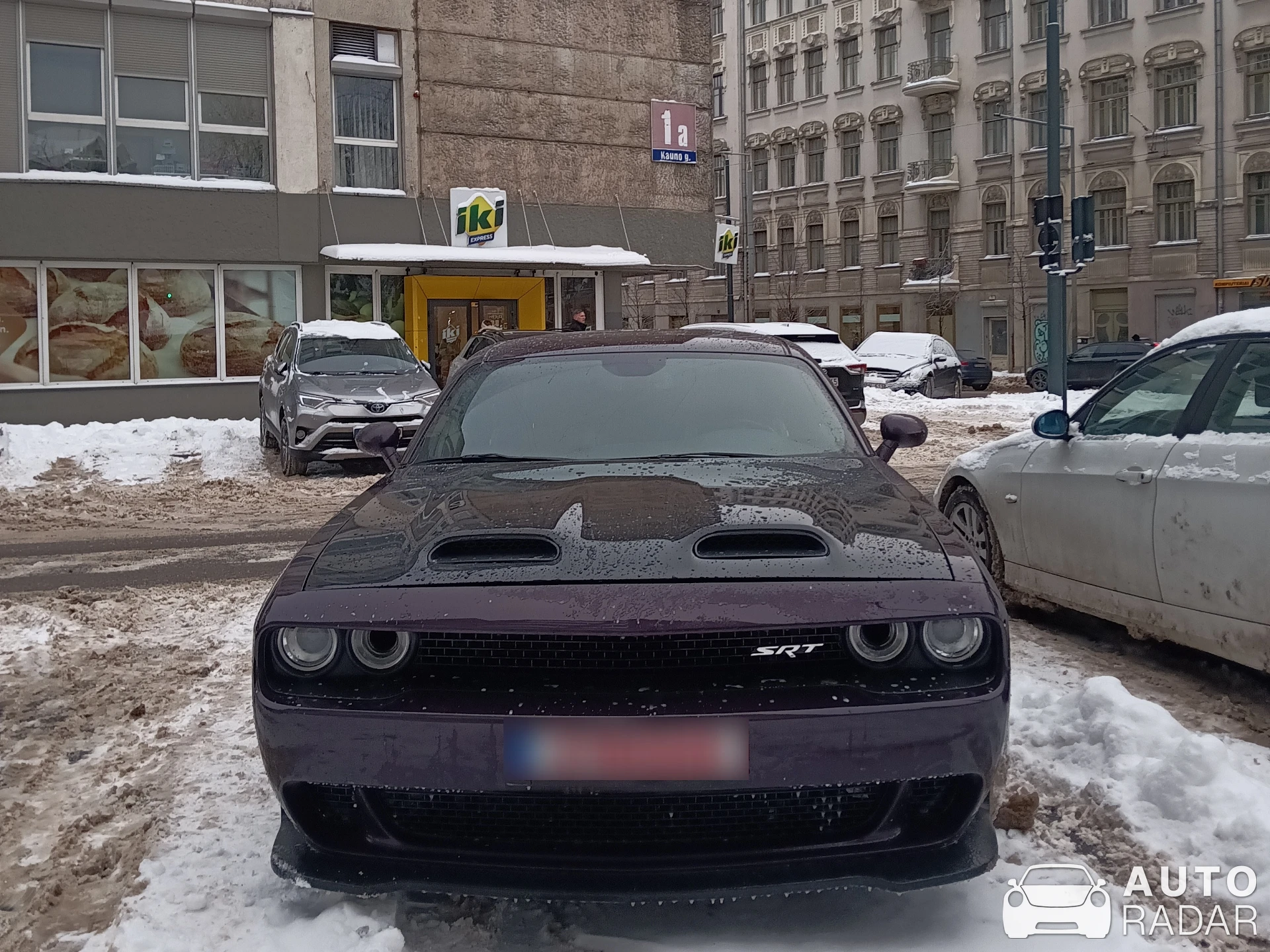Dodge Challenger SRT Hellcat Redeye spotted in Vilnius, Lithuania
