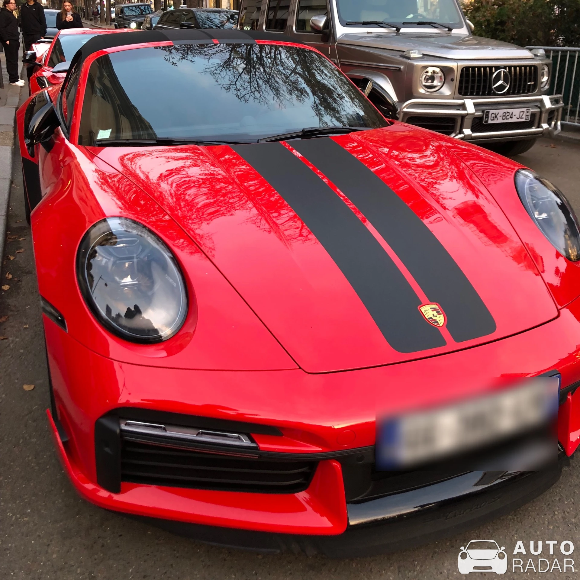 Porsche 992 Turbo S Cabriolet MkI spotted in Paris, France