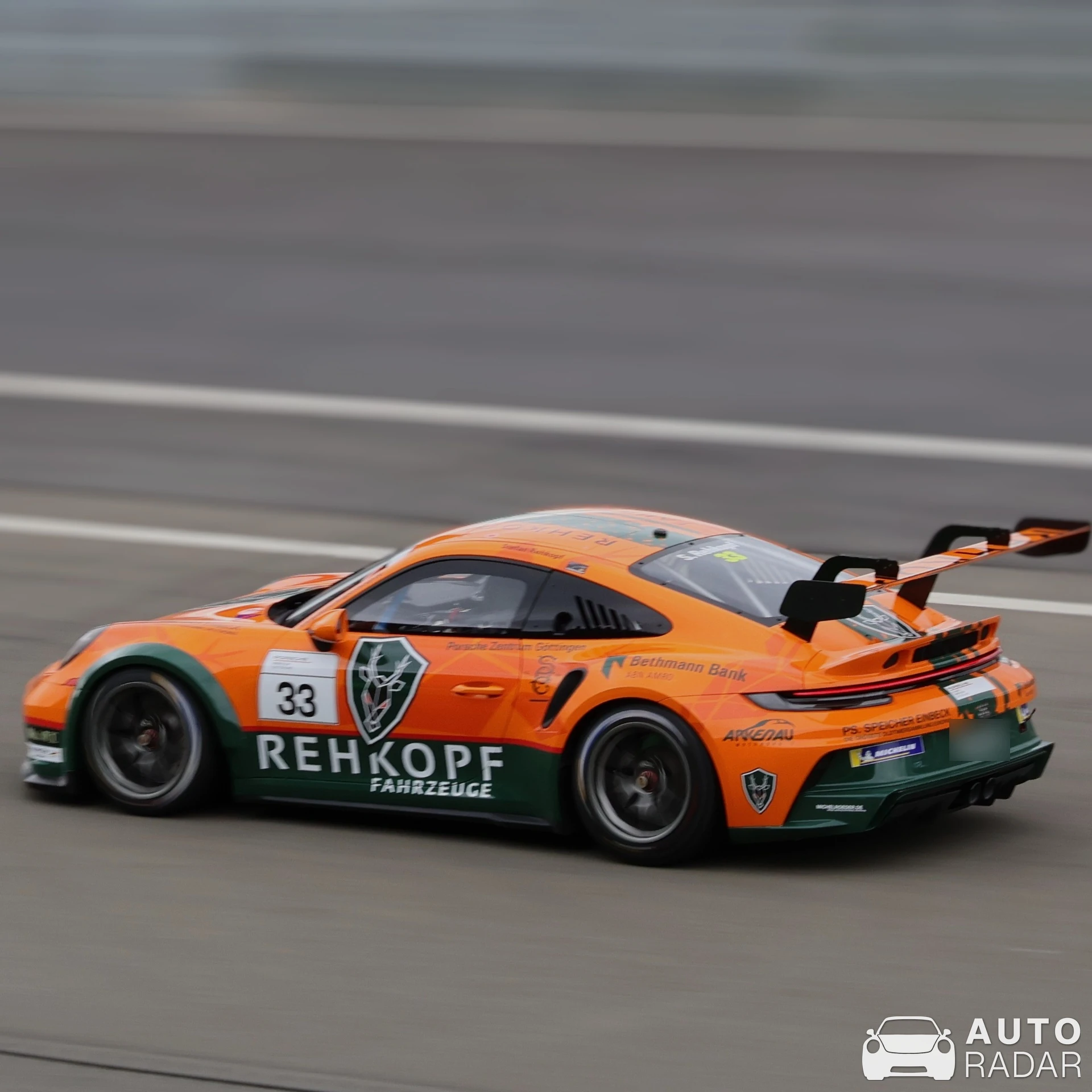 Porsche 992 GT3 Cup spotted in Nürburg, Germany
