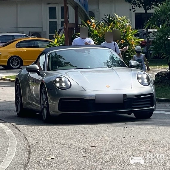 Porsche 992 Carrera Cabriolet MkI spotted in Singapore, Singapore