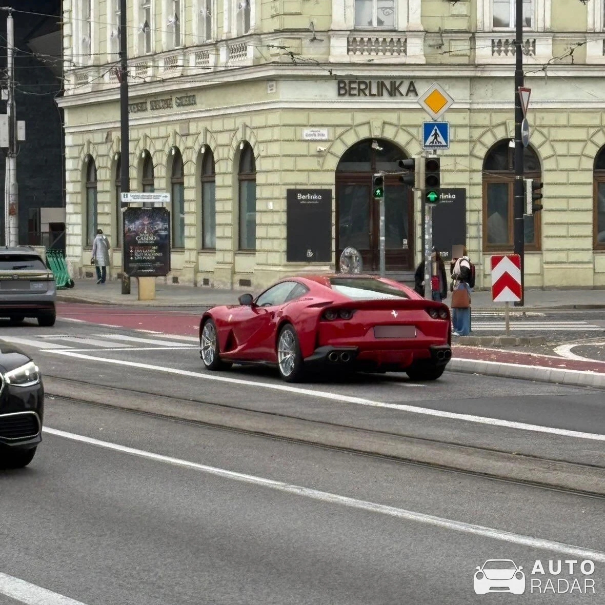 Ferrari 812 Superfast spotted in Bratislava, Slovakia