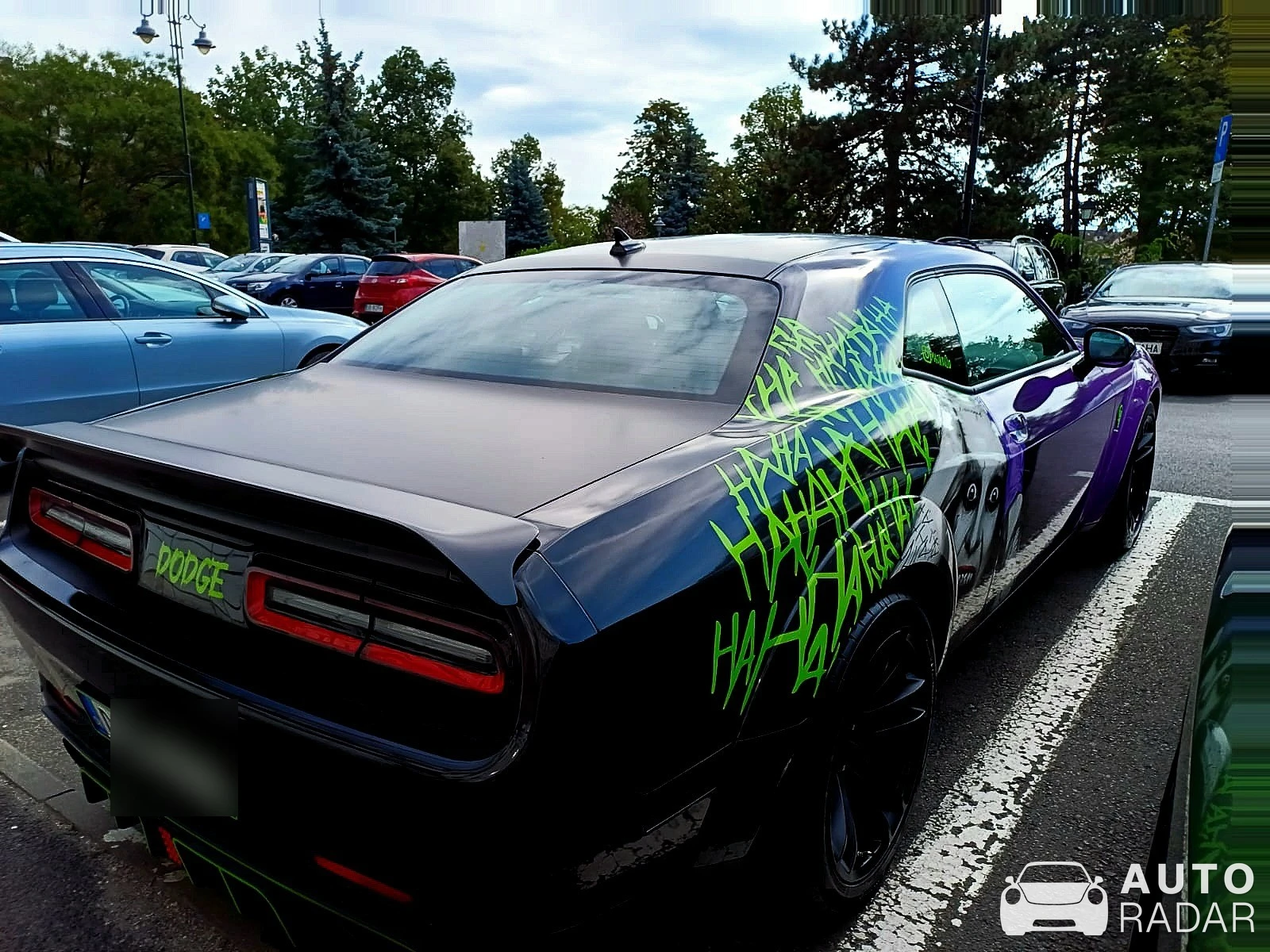 Dodge Challenger SRT Hellcat spotted in Sibiu, Romania