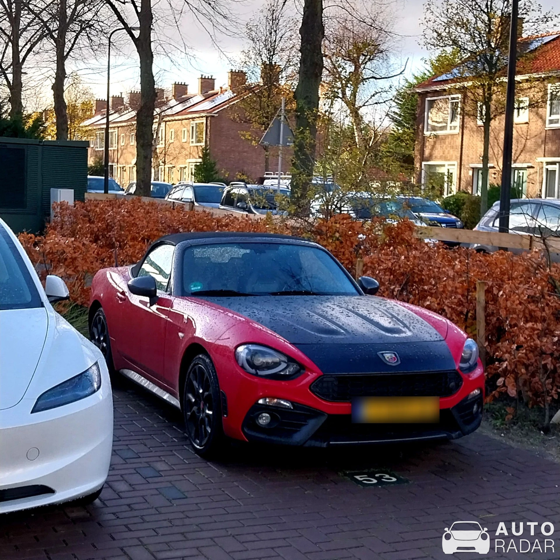 Abarth 124 Spyder spotted in Rijswijk, Netherlands