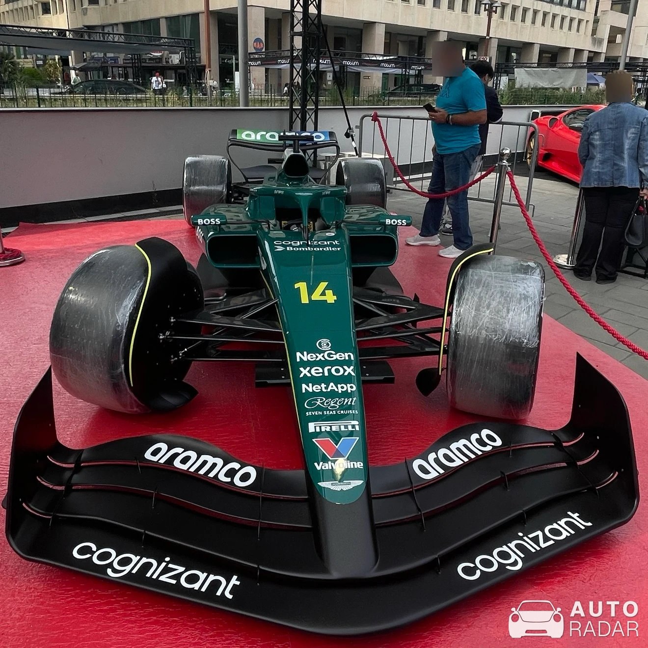 Aston Martin AMR spotted in Napoli