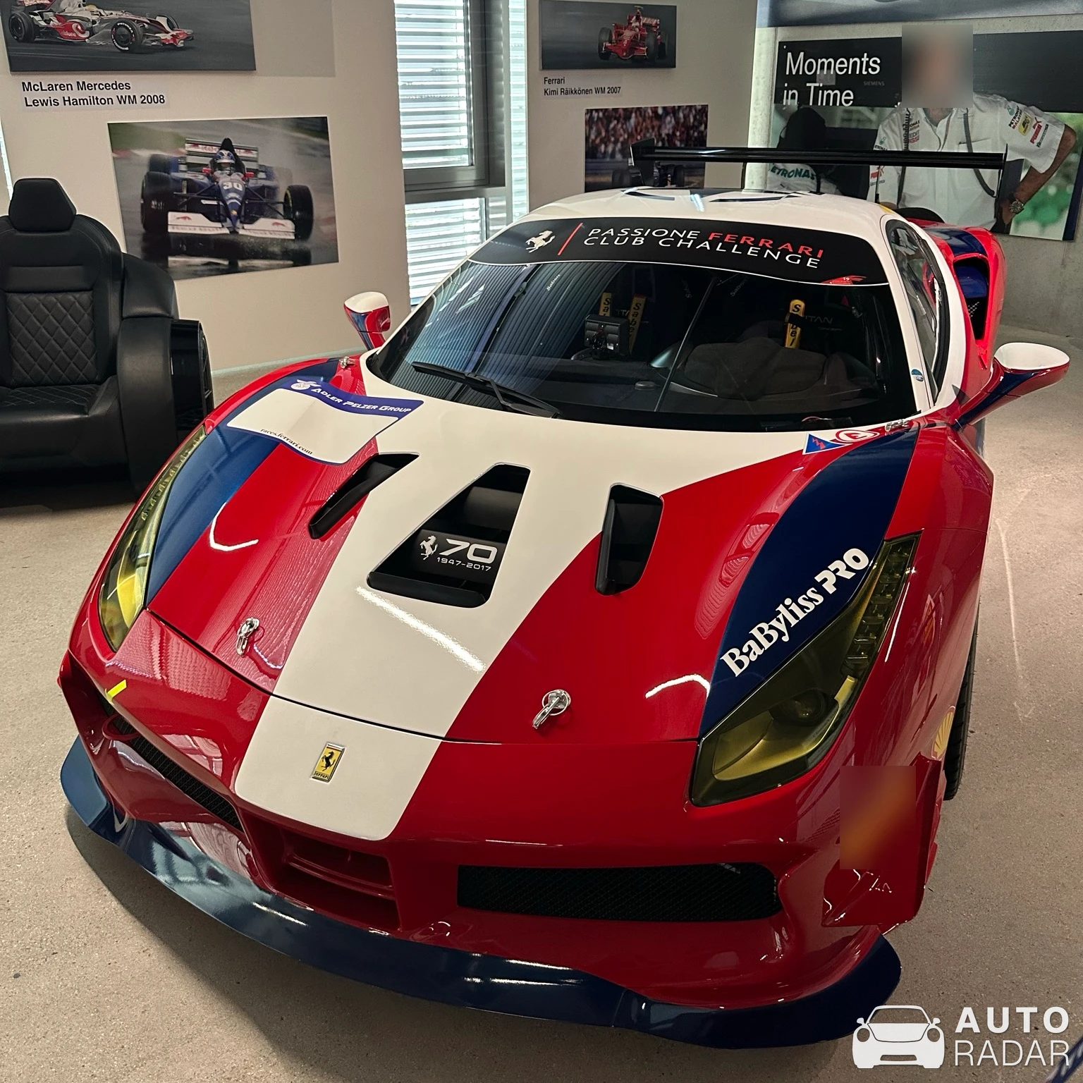 Ferrari 488 Challenge spotted in Langenthal