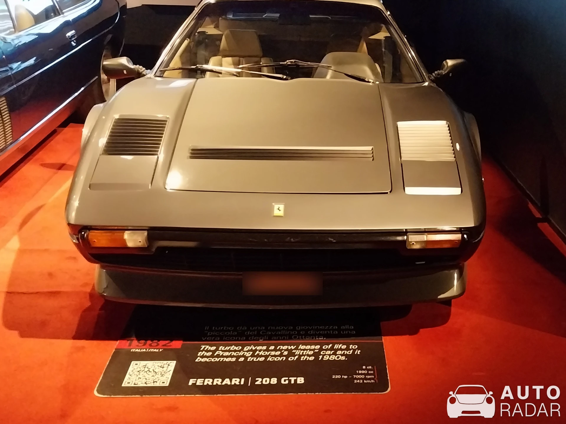 Ferrari 208 GTB spotted in Torino