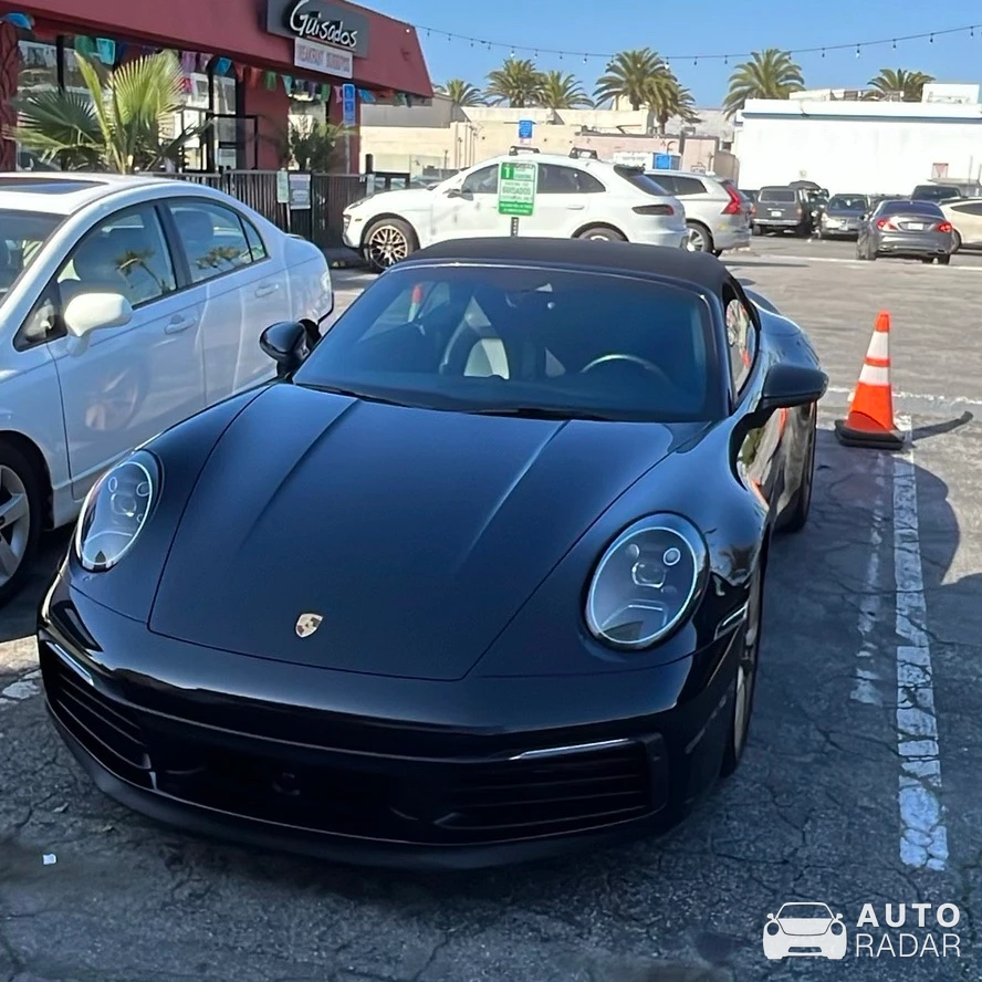 Porsche 992 Carrera Cabriolet MkI spotted in Hermosa Beach, United States