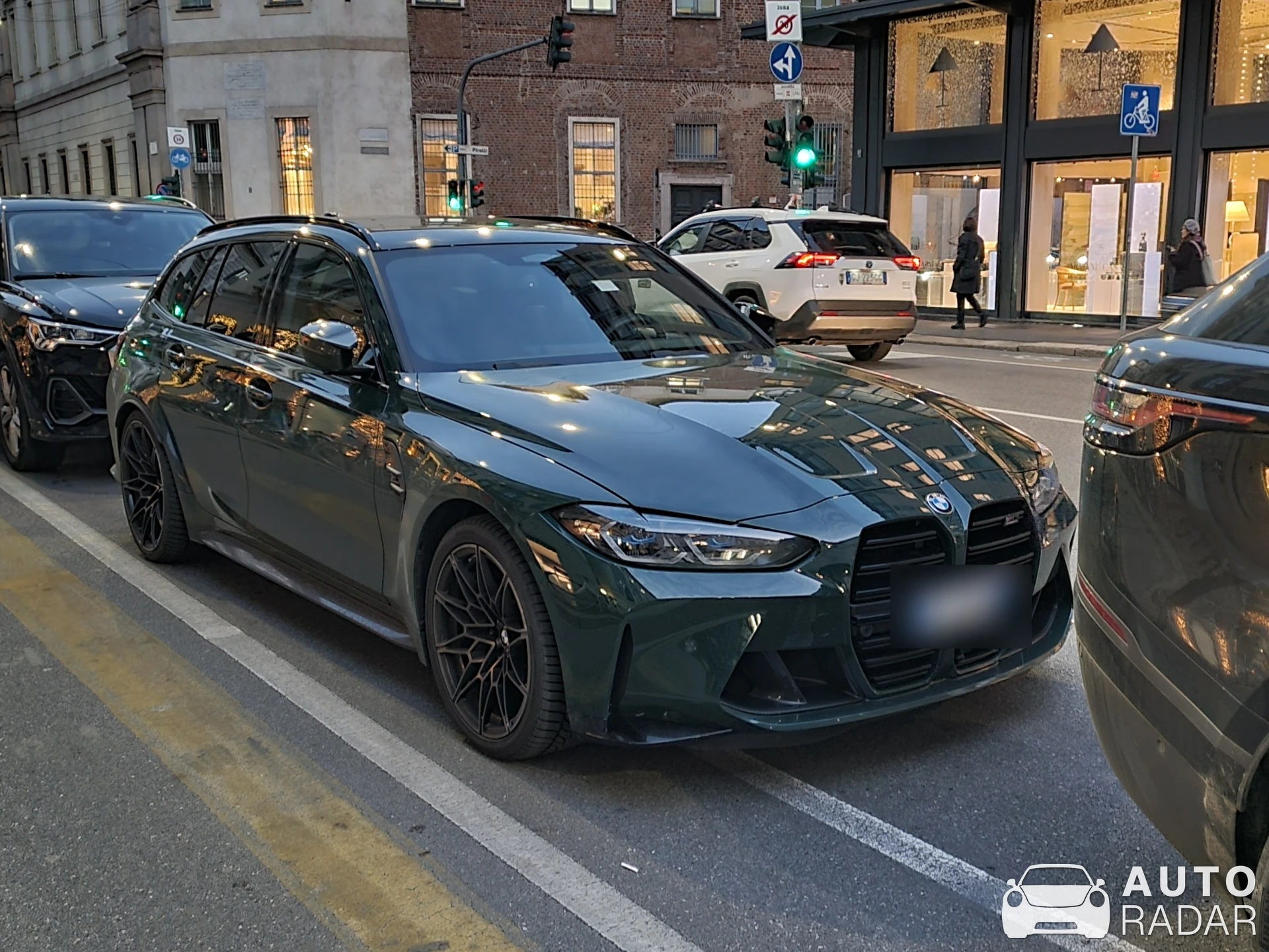 BMW M3 G81 Touring Competition spotted in Milano, Italia