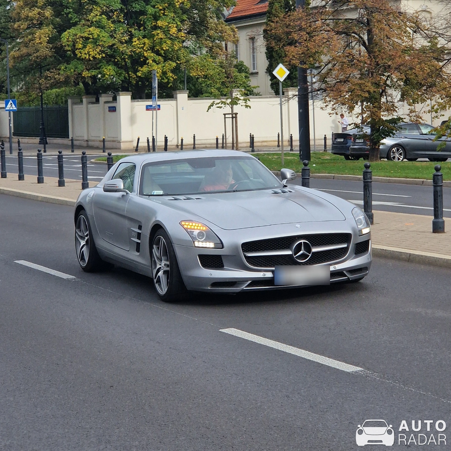 Mercedes-Benz SLS AMG spotted in Warszawa, Polska