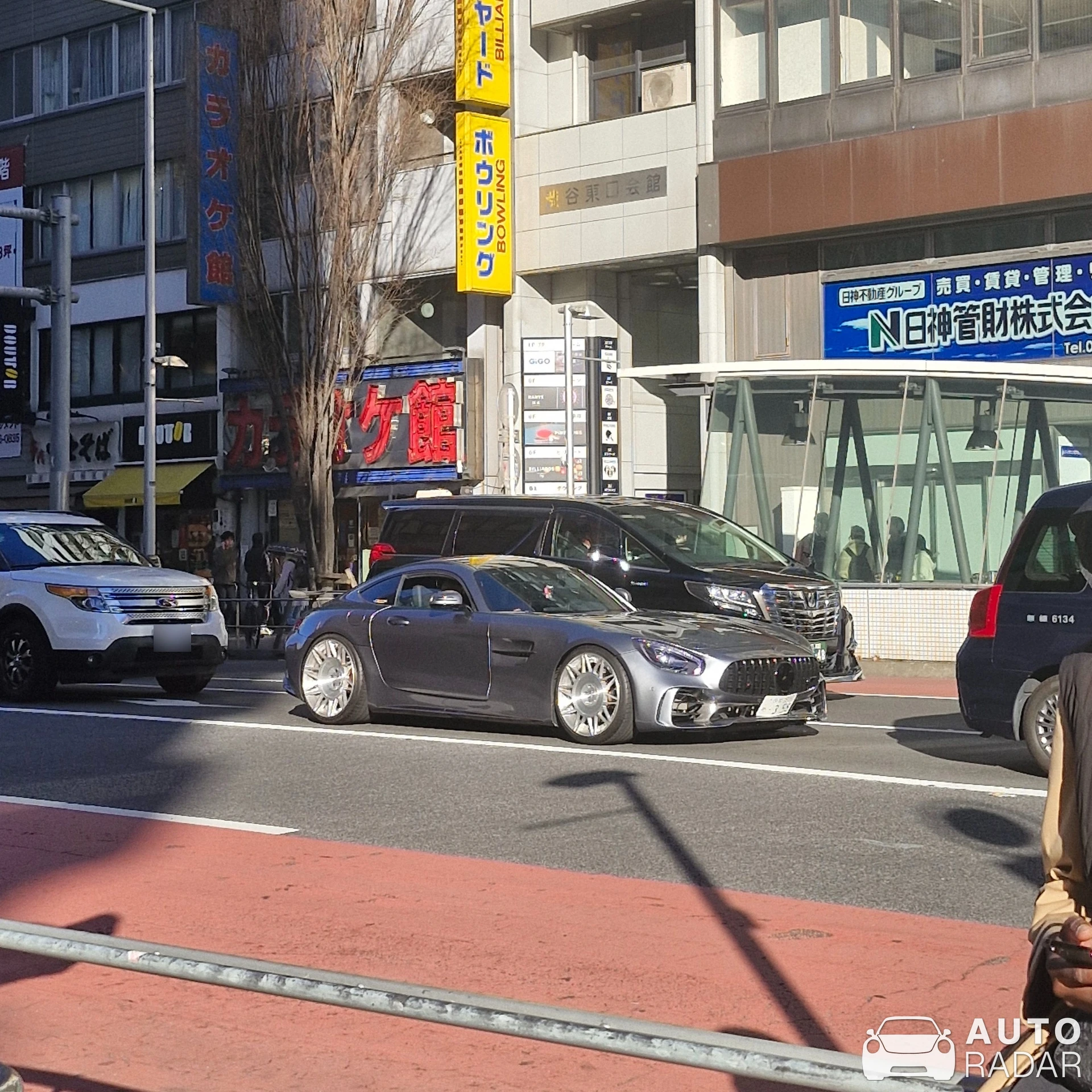 Mercedes-AMG GT S C190 spotted in Shibuya, Japan