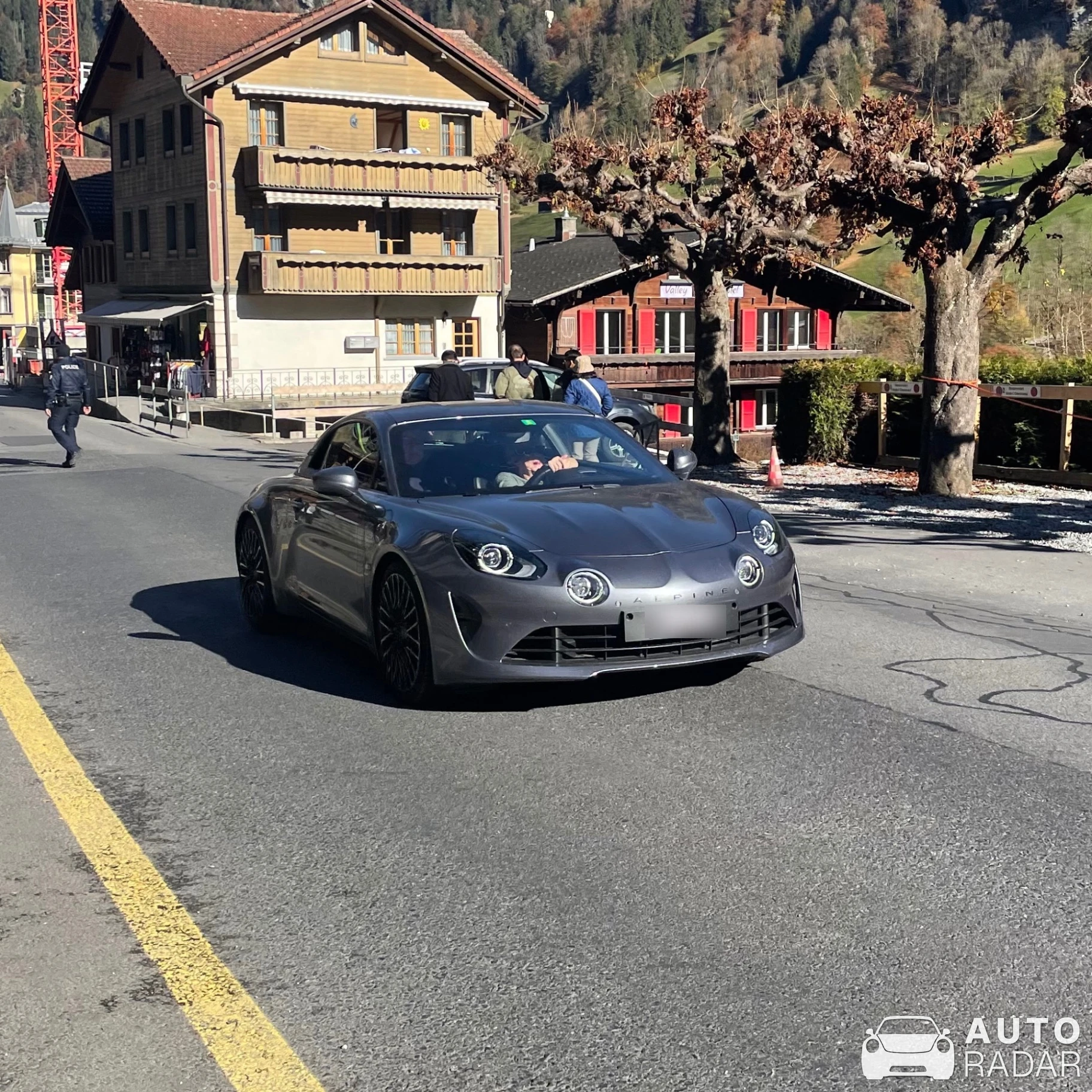 Alpine A110 GT 2022 spotted in Lauterbrunnen, Switzerland