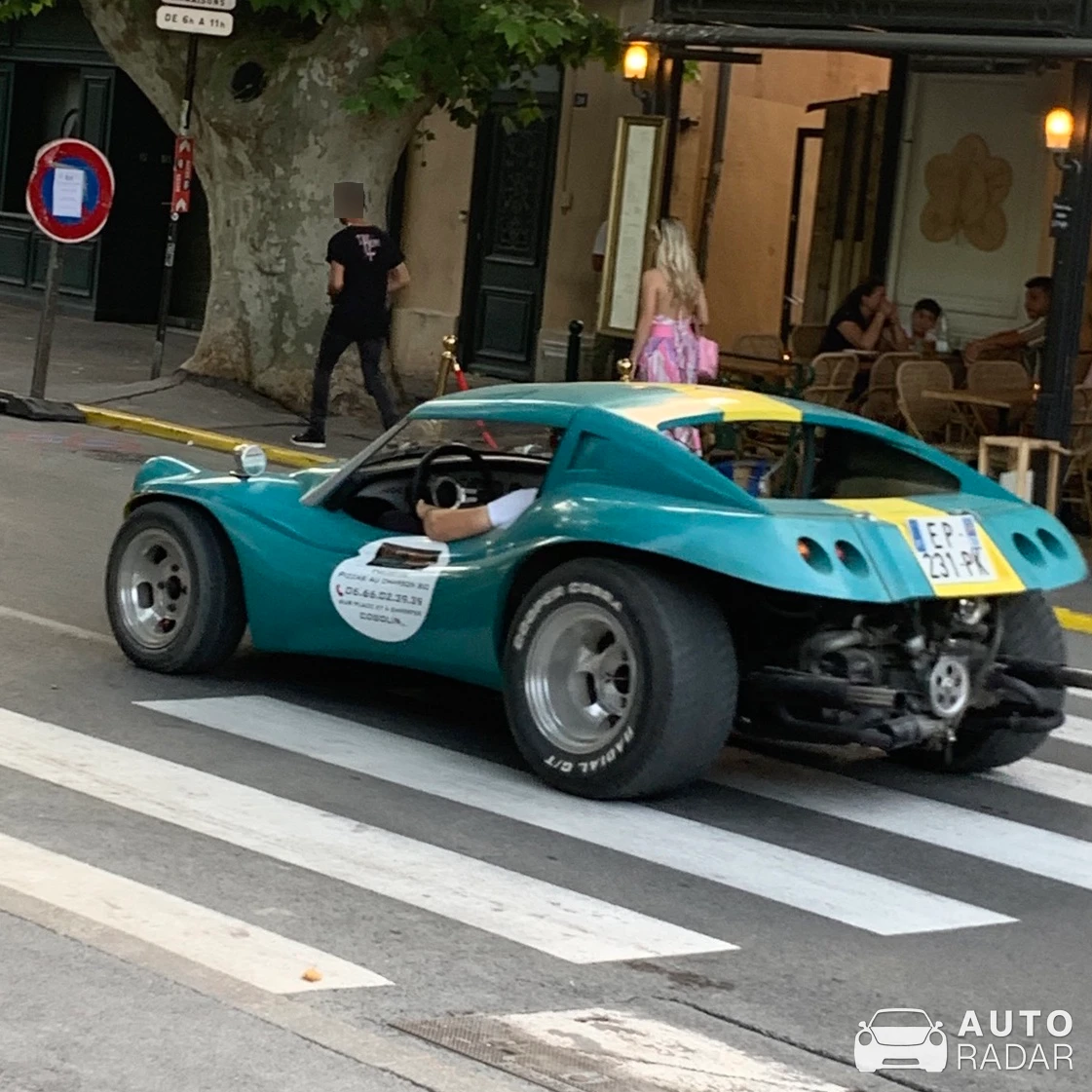 Ginetta G40R spotted in Saint-Tropez