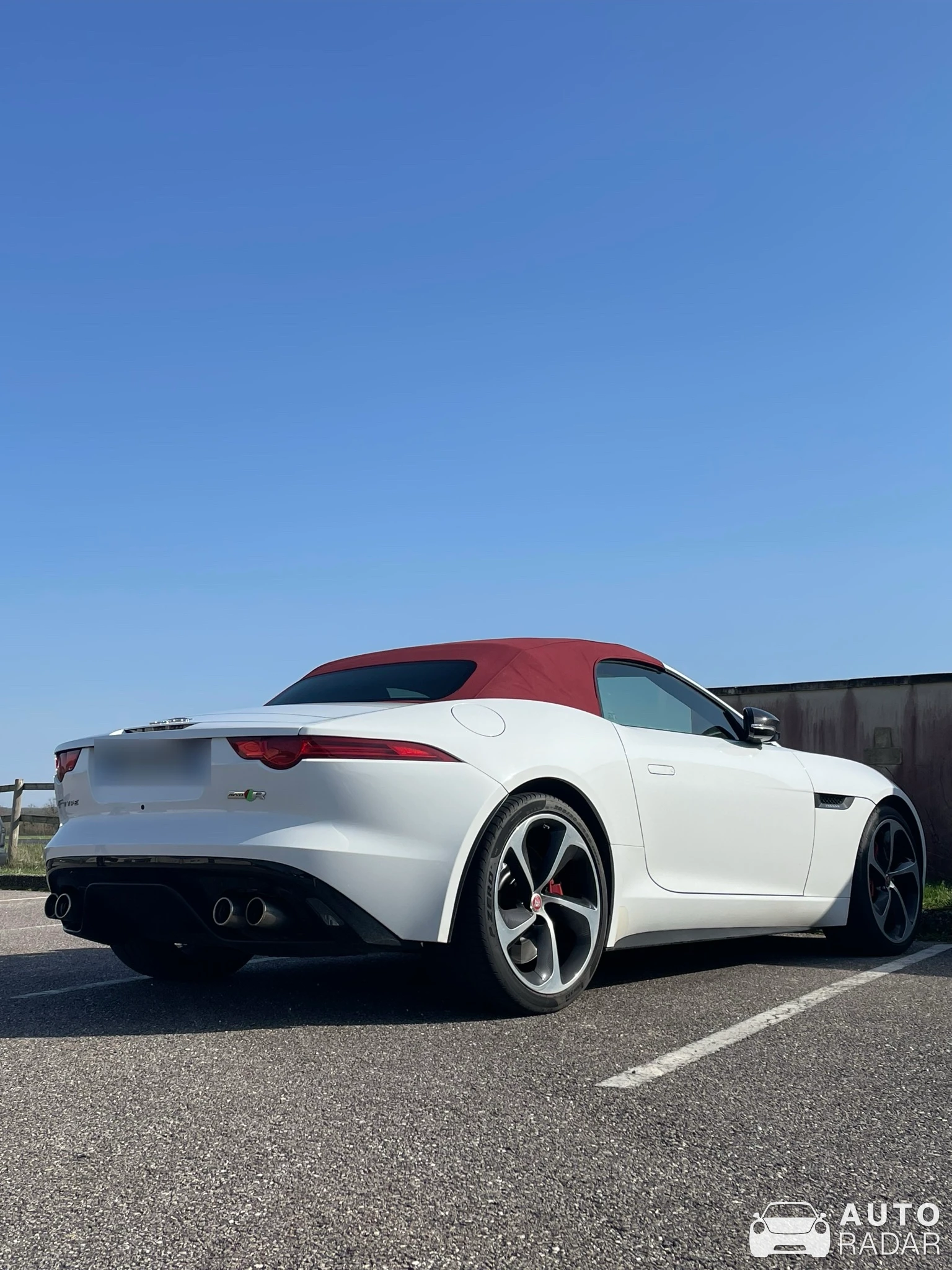 Jaguar F-Type R AWD Convertible spotted in Bruley, France