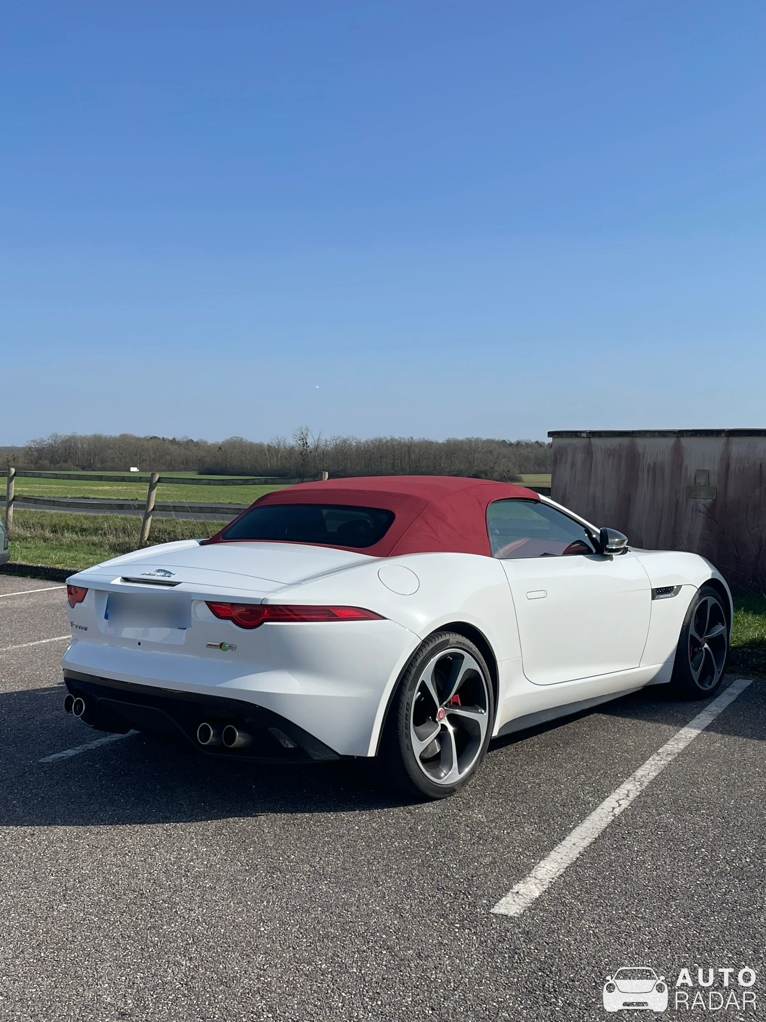 Jaguar F-Type R AWD Convertible spotted in Bruley