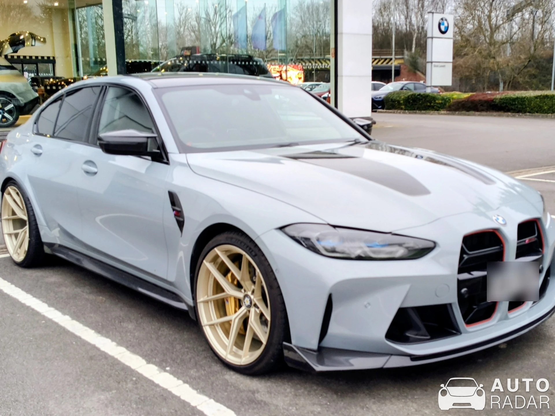 BMW M3 G80 CS spotted in Swindon