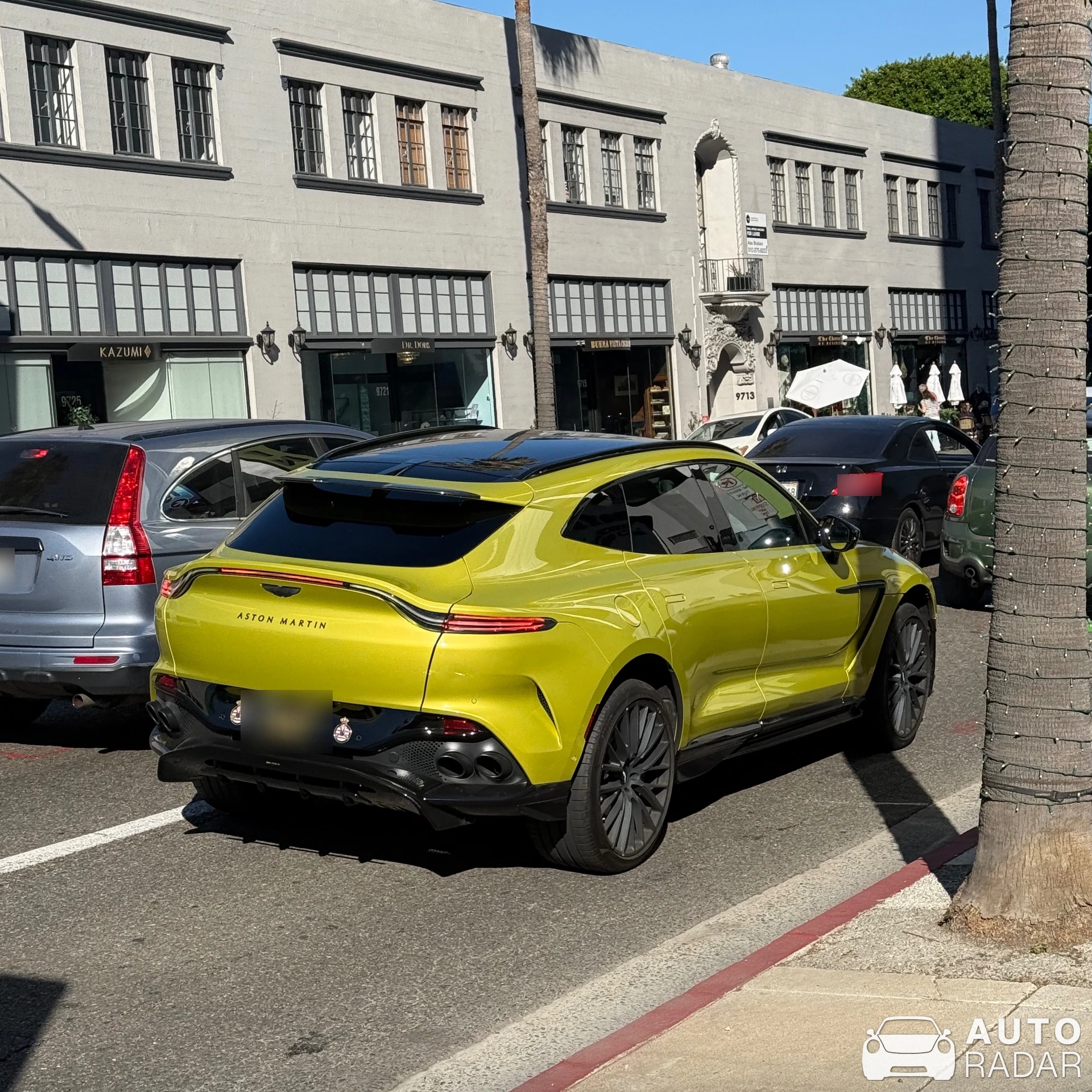 Aston Martin DBX spotted in Beverly Hills, United States