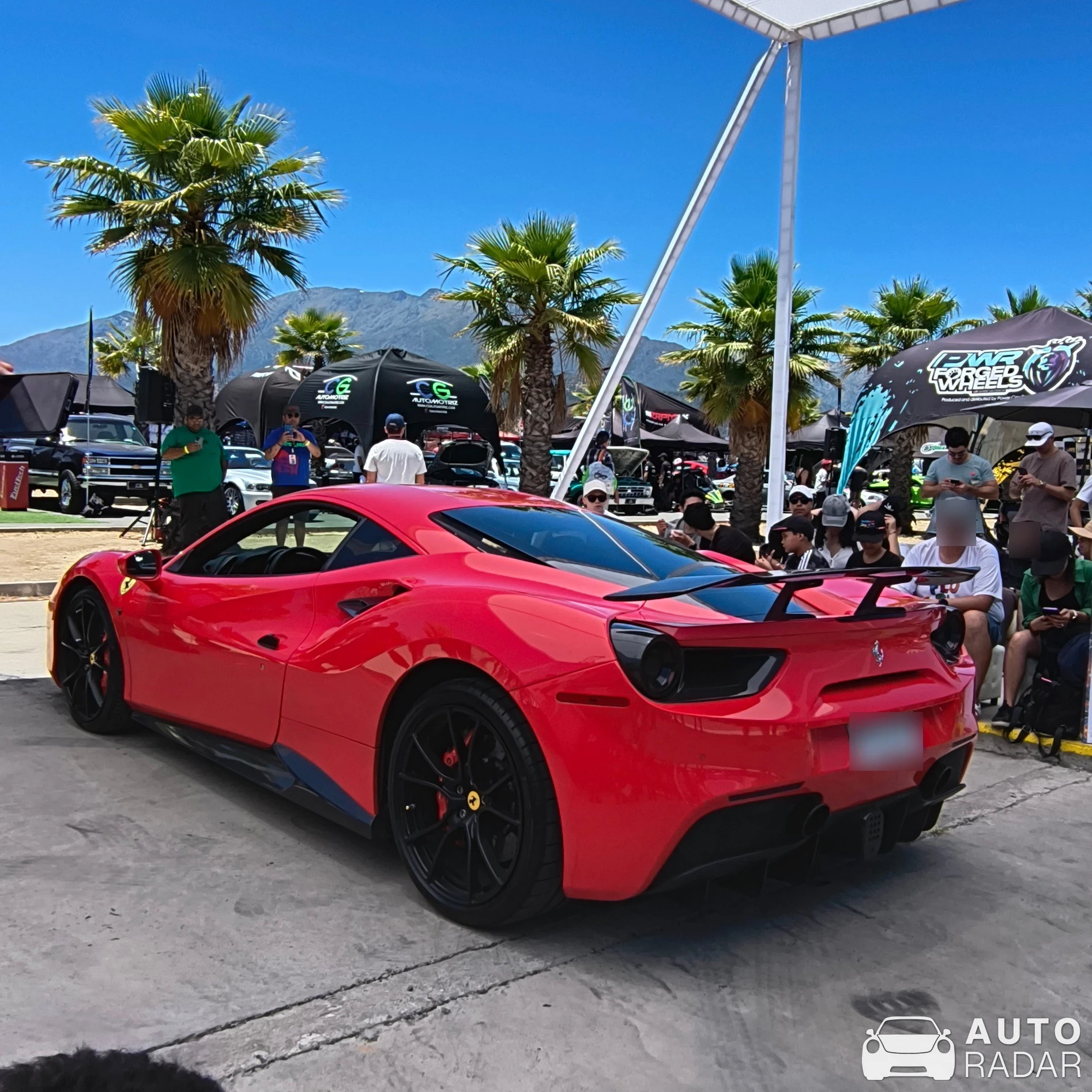 Ferrari 488 GTB Novitec Rosso spotted in Codegua, Chile