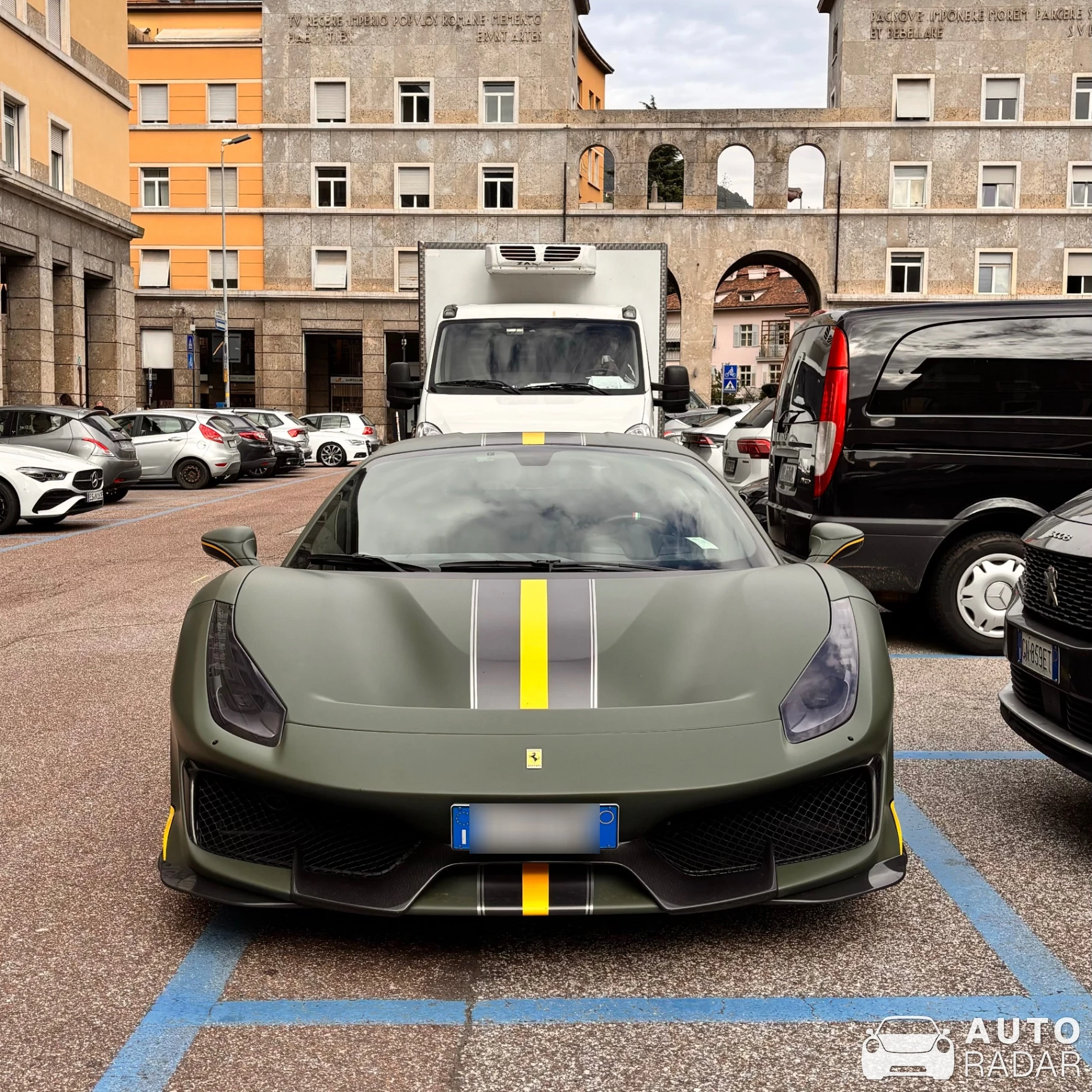 Ferrari 488 Pista spotted in Bolzano, Italy