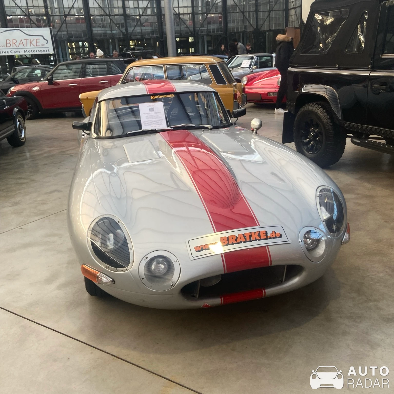 Jaguar E-Type Lightweight spotted in Düsseldorf