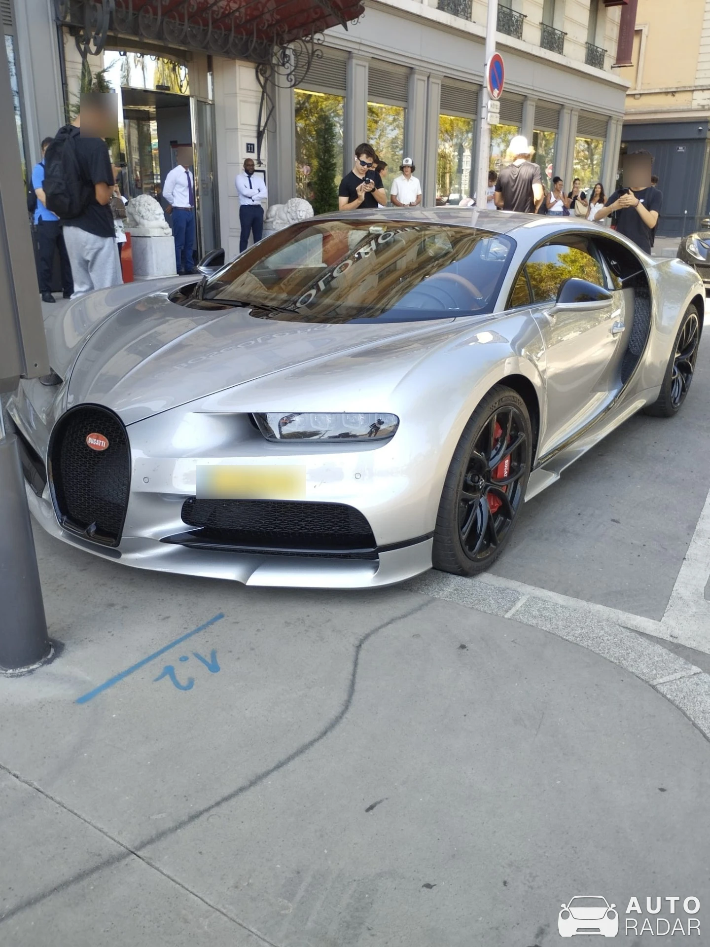 Bugatti Chiron spotted in Lyon, France