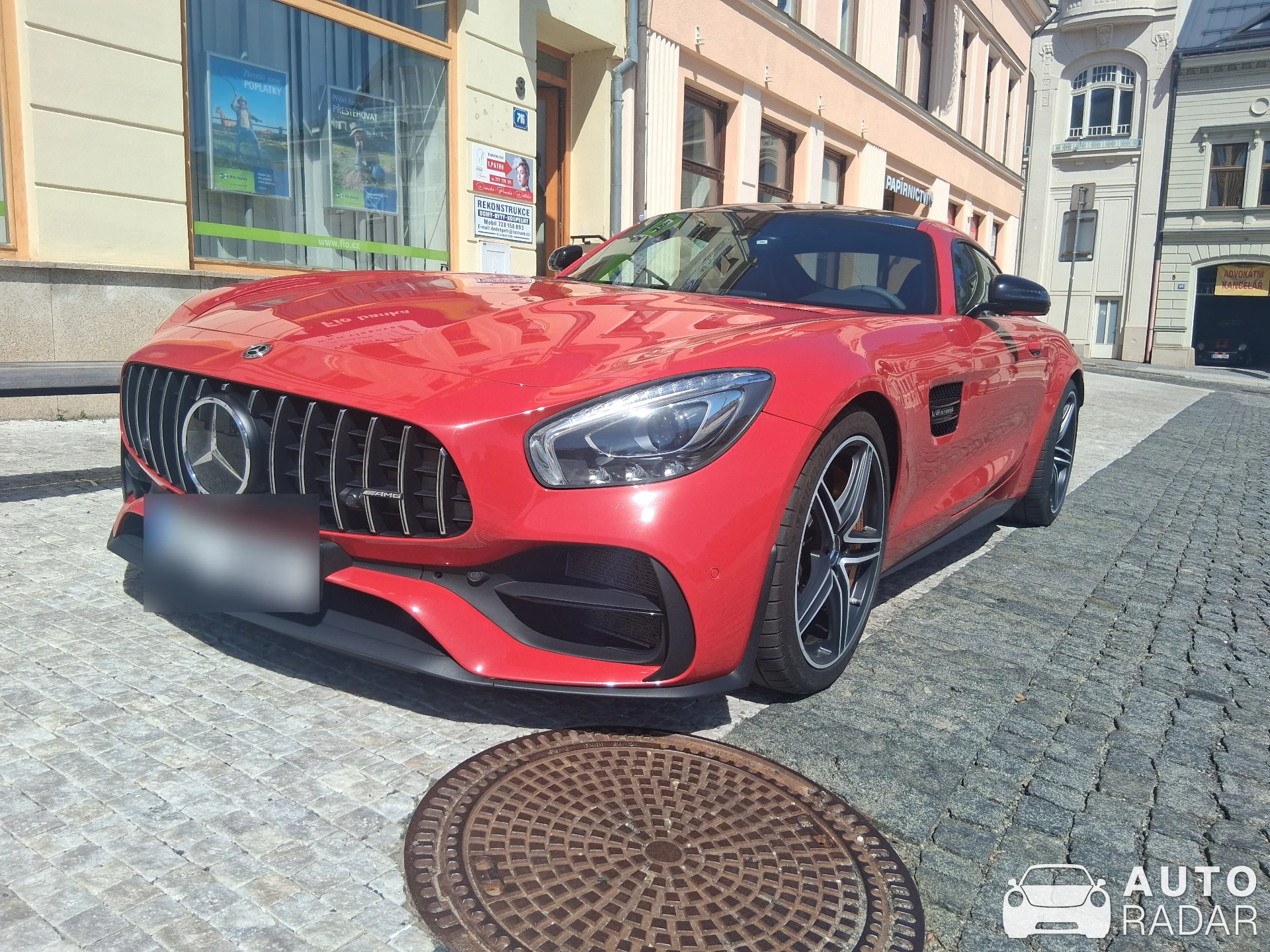 Mercedes-AMG GT C190 spotted in Lučany nad Nisou