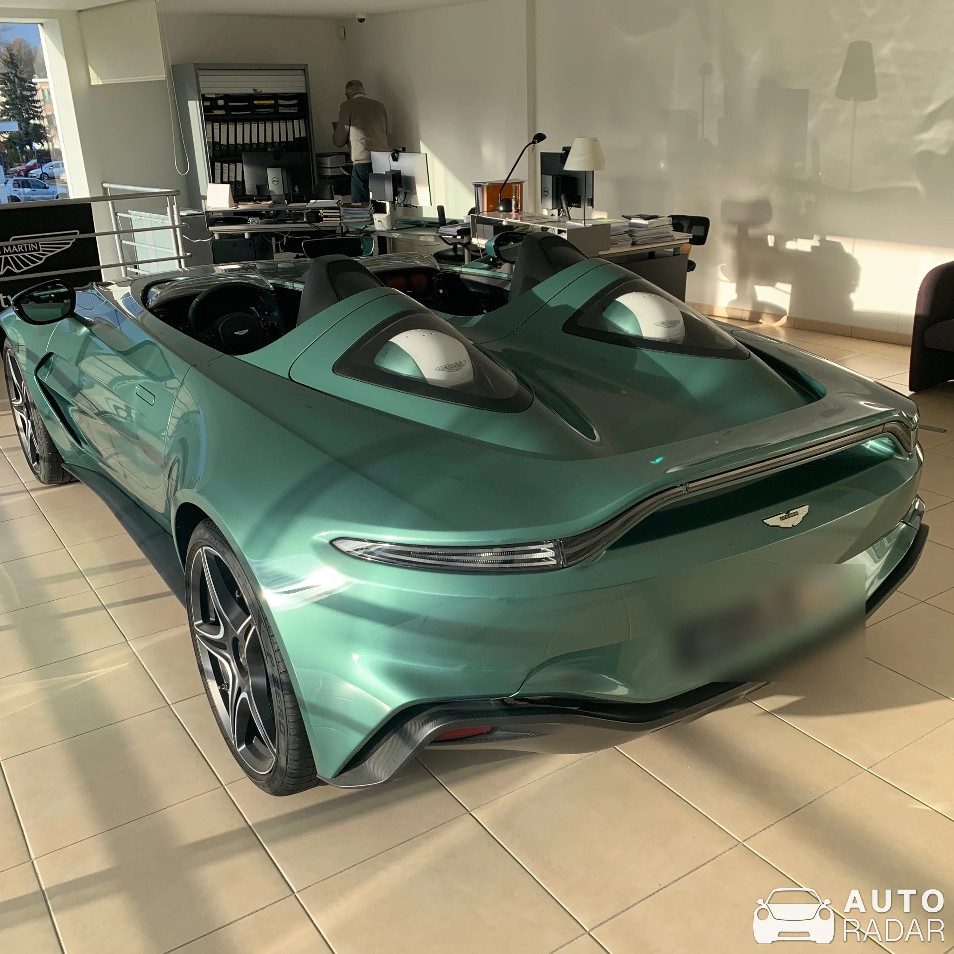 Aston Martin V12 Speedster spotted in Wommelgem, België