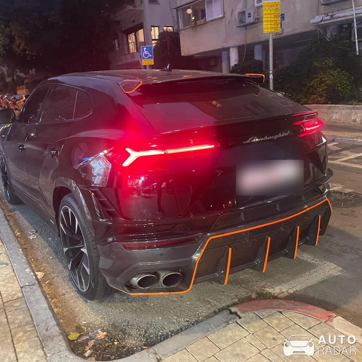 Lamborghini Urus spotted in Tel Aviv-Yafo, Israel