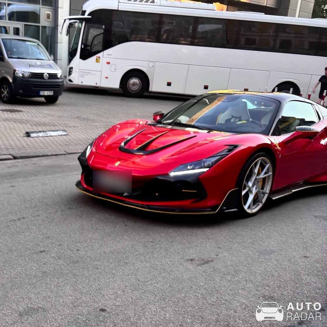 Ferrari F8 Tributo Mansory spotted in Riga
