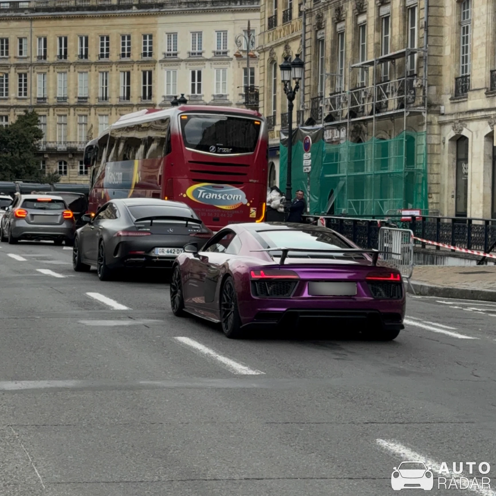 Audi R8 V10 spotted in Bordeaux, France