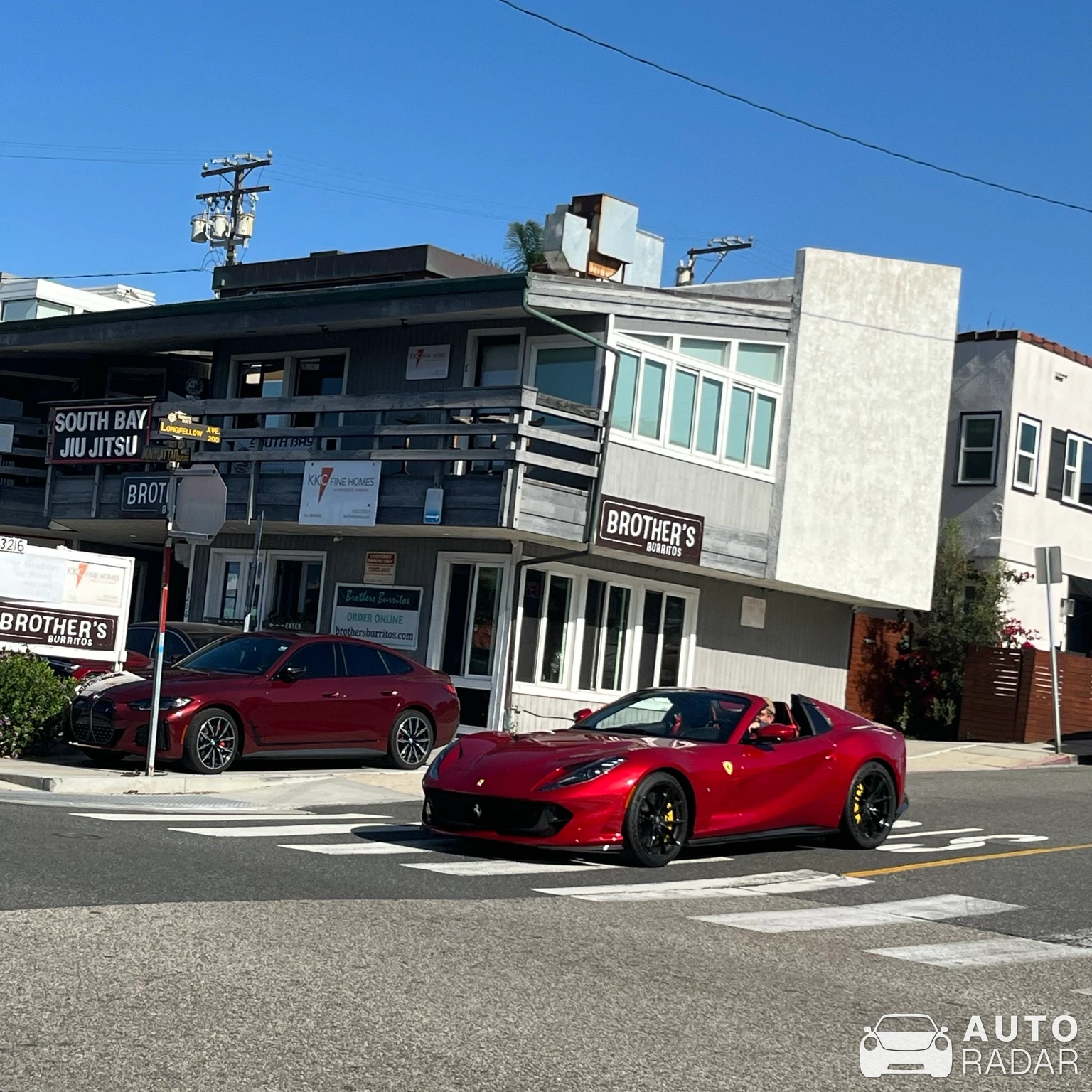 Ferrari 812 GTS spotted in Hermosa Beach, United States