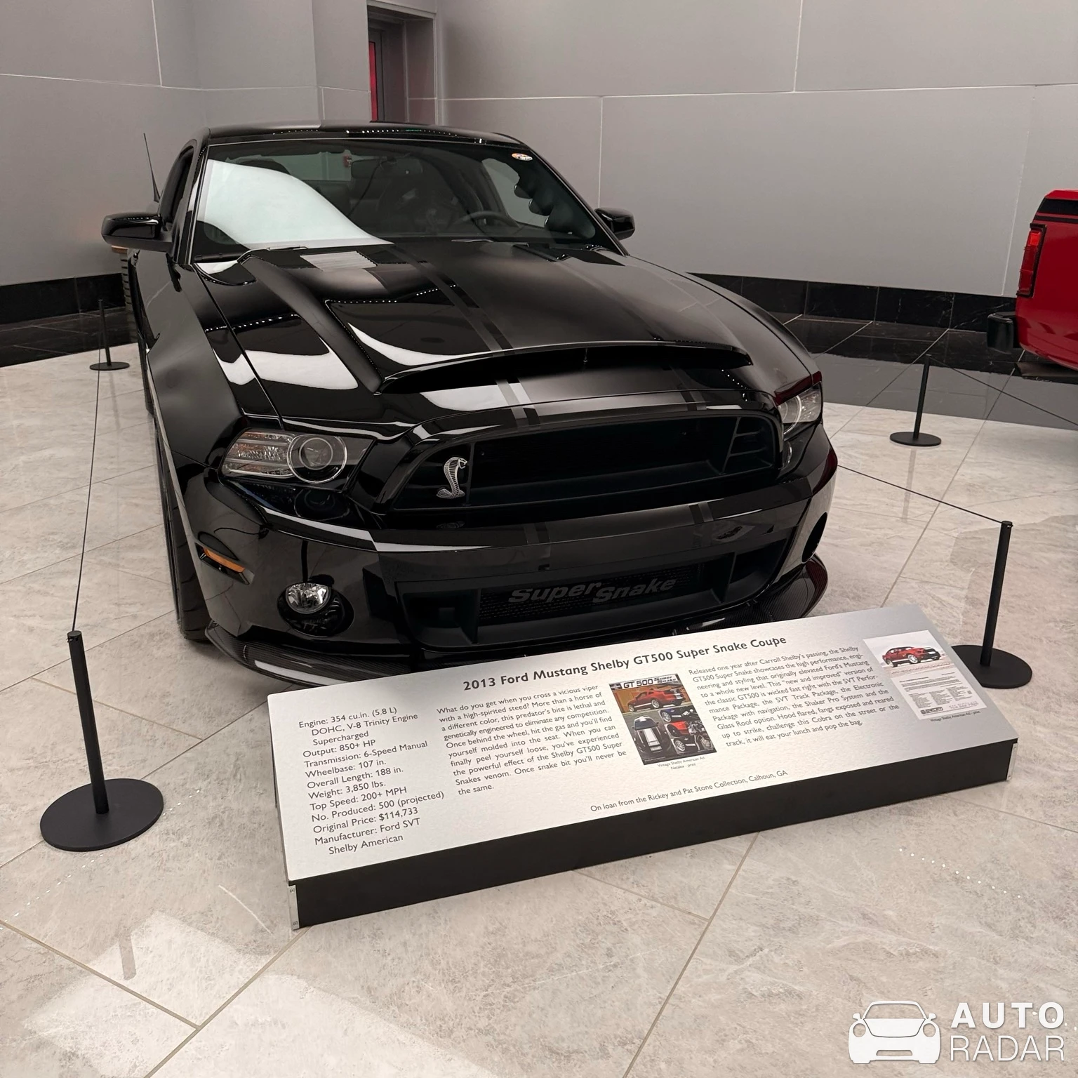 Ford Mustang Shelby GT500 Super Snake spotted in Cartersville