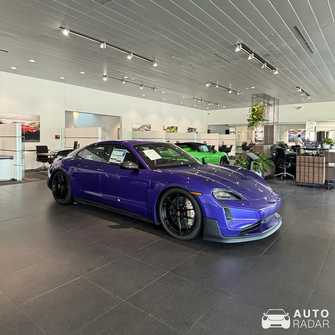 Porsche Taycan Turbo GT Weissach spotted in Long Beach