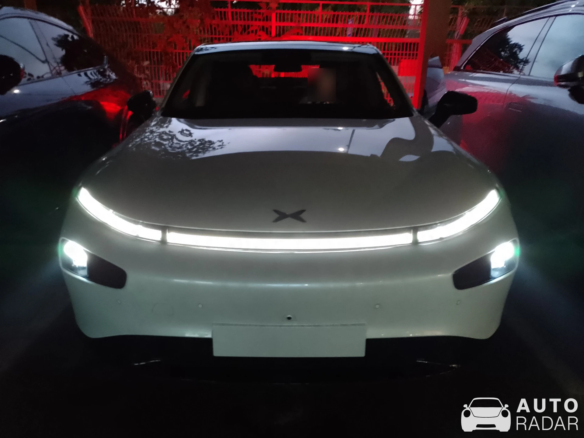 Xpeng P7 spotted in Budaörs