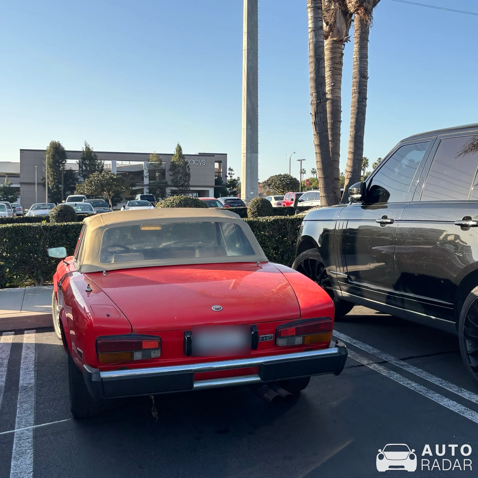 Fiat 124 Sport Spider spotted in El Segundo, United States