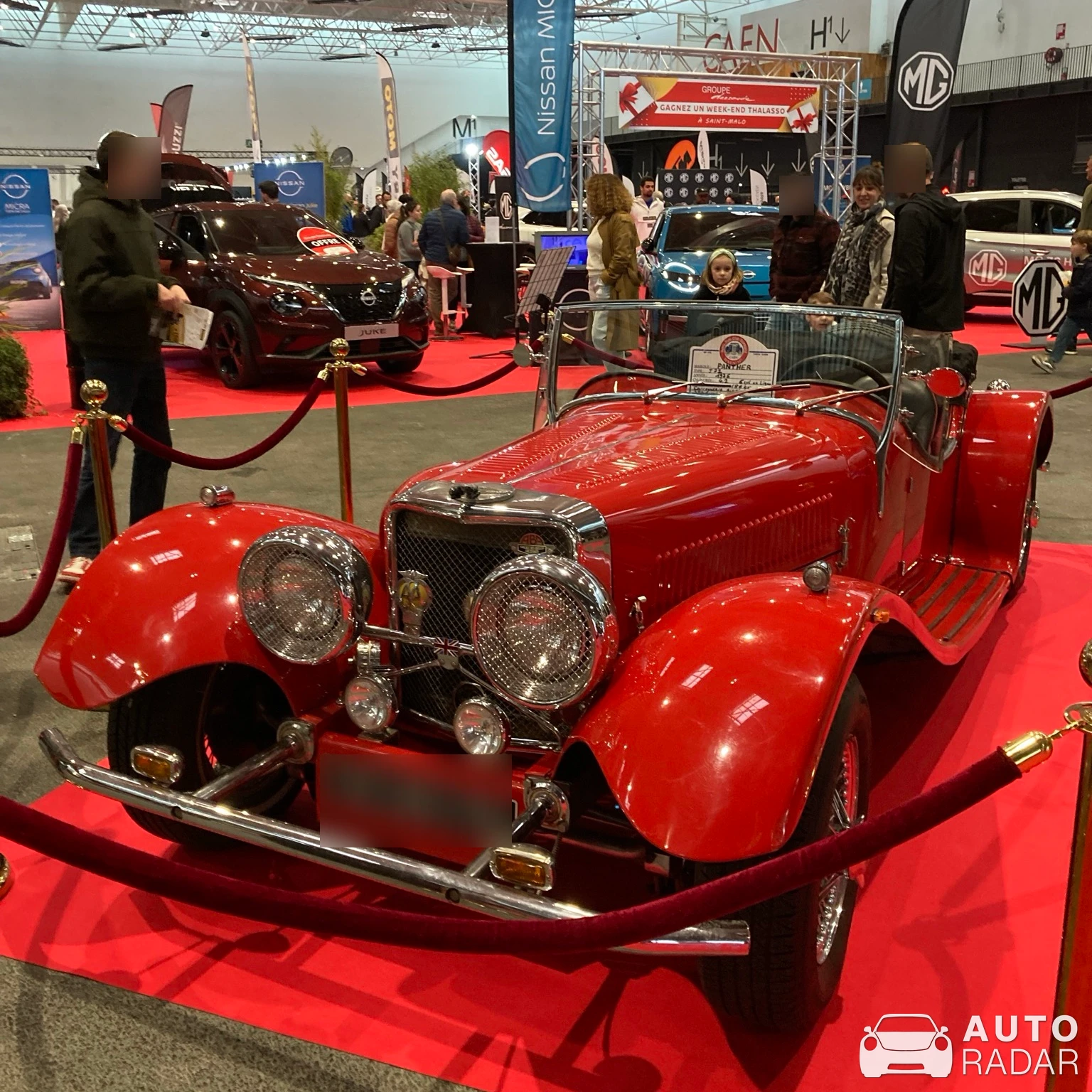 Jaguar SS 100 spotted in Caen