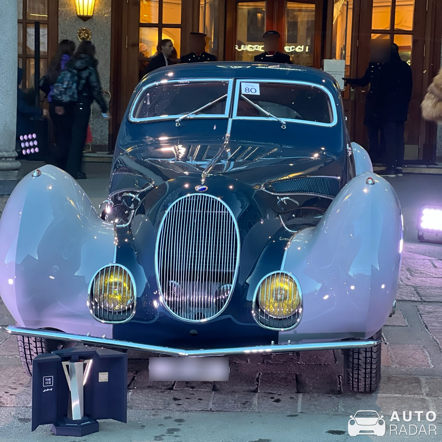 Talbot-Lago T150 spotted in Sankt Moritz