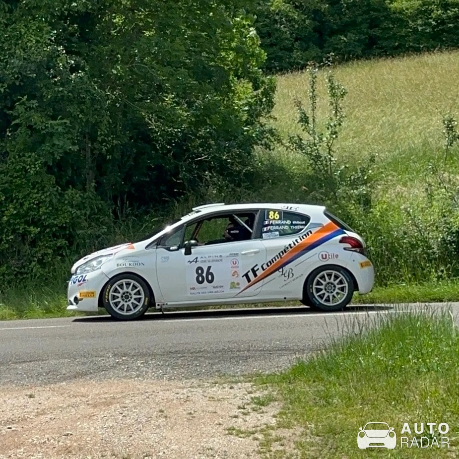 Peugeot 208 R2 spotted in Martailly-lès-Brancion