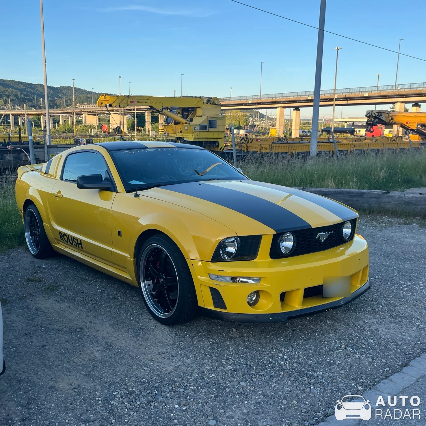 Ford Mustang Roush 428R spotted in Spreitenbach