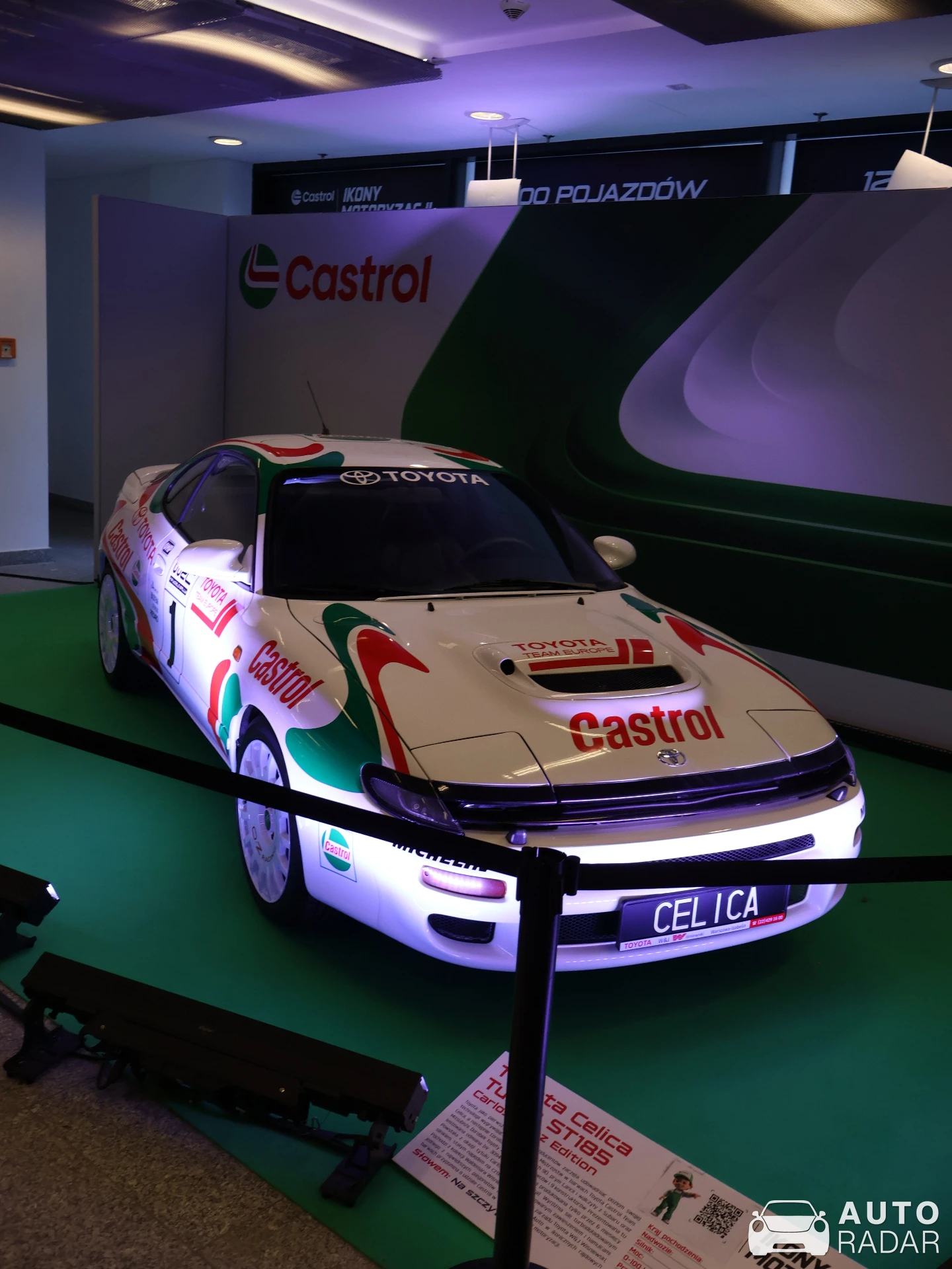 Toyota Celica Turbo 4WD Carlos Sainz Limited Edition spotted in Warszawa