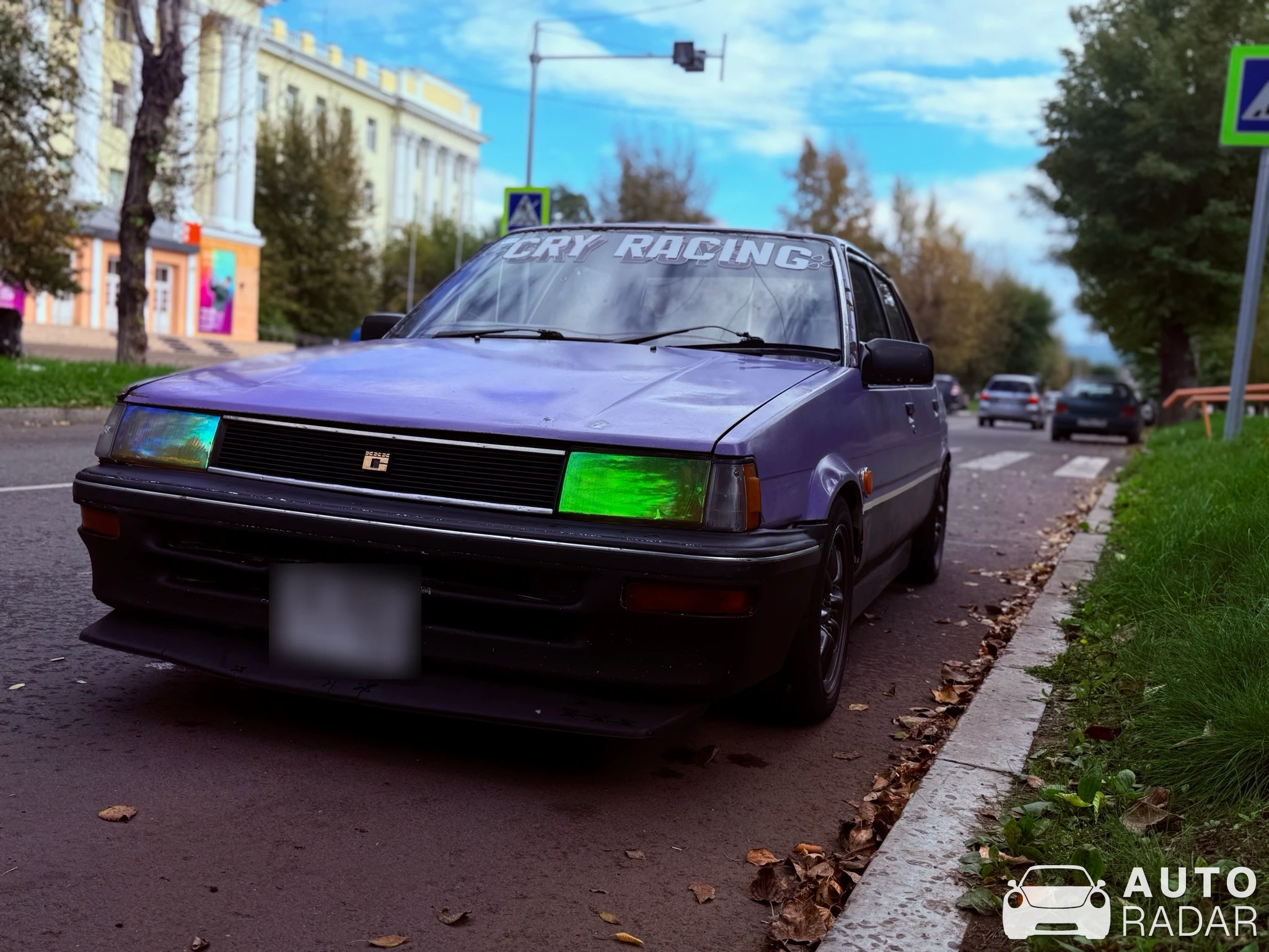 Toyota Corolla Levin AE85 spotted in Красноярск