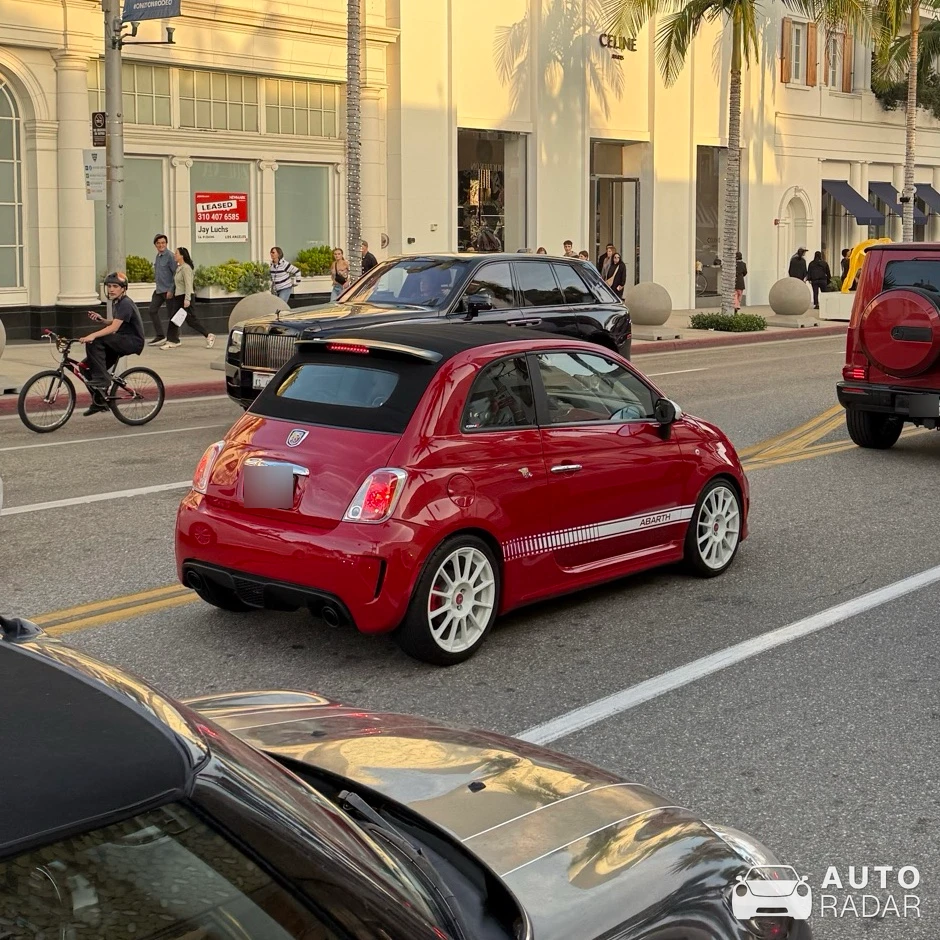 Abarth 500C spotted in Beverly Hills