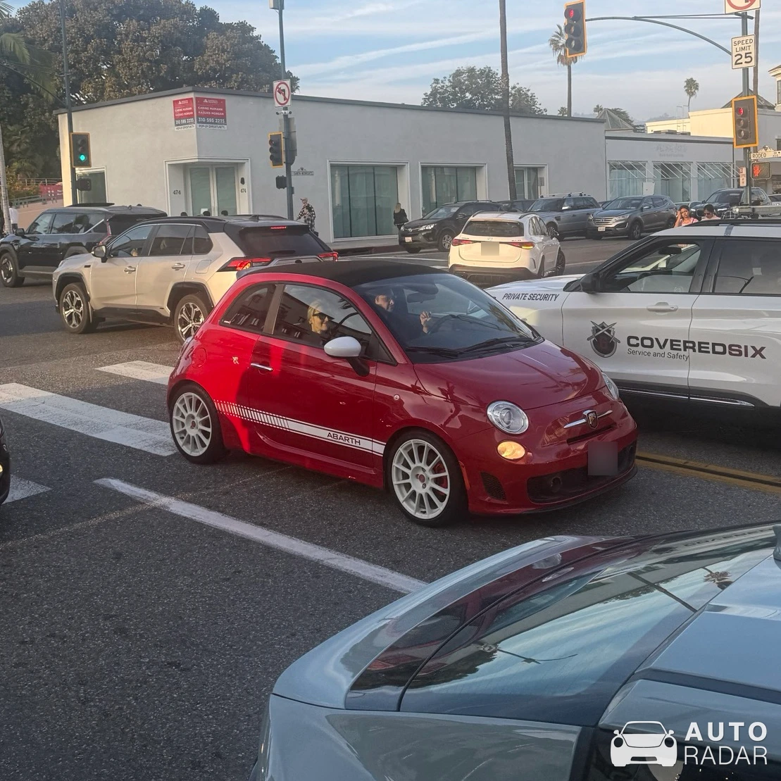 Abarth 500C spotted in Beverly Hills, United States