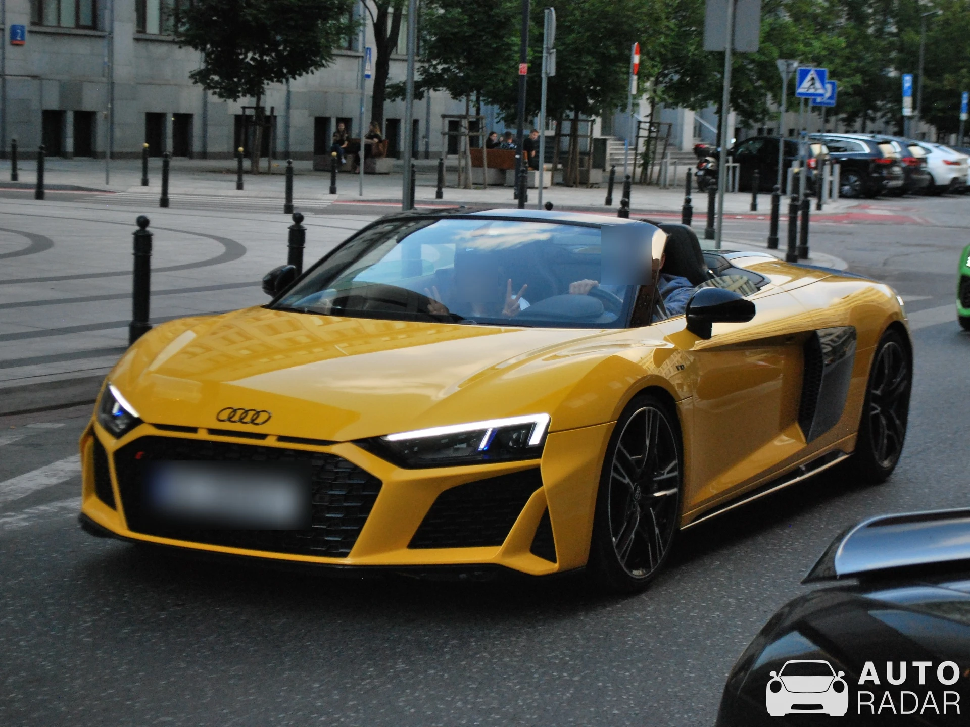 Audi R8 V10 Spyder Performance spotted in Warszawa, Poland