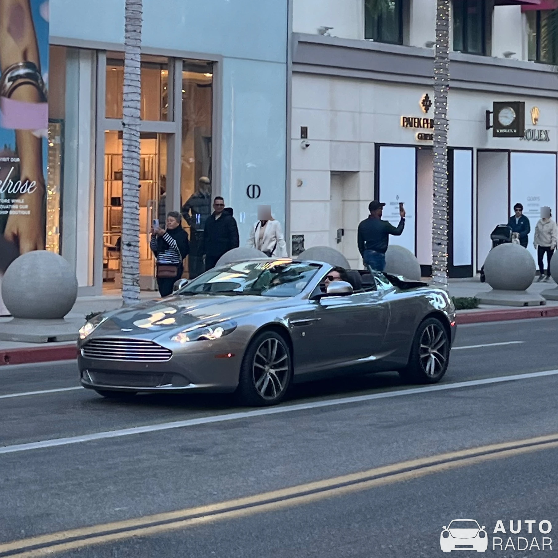 Aston Martin DB9 Volante spotted in Beverly Hills, United States