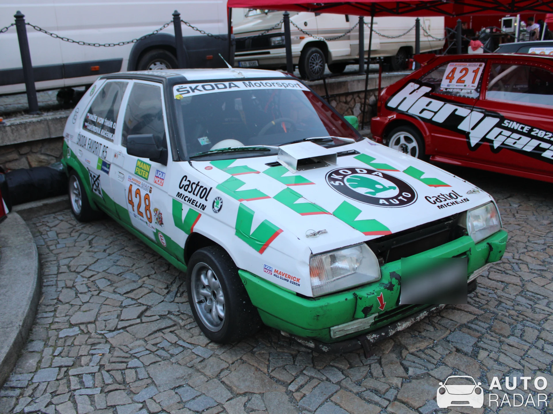 Škoda Favorit spotted in Náměšť nad Oslavou
