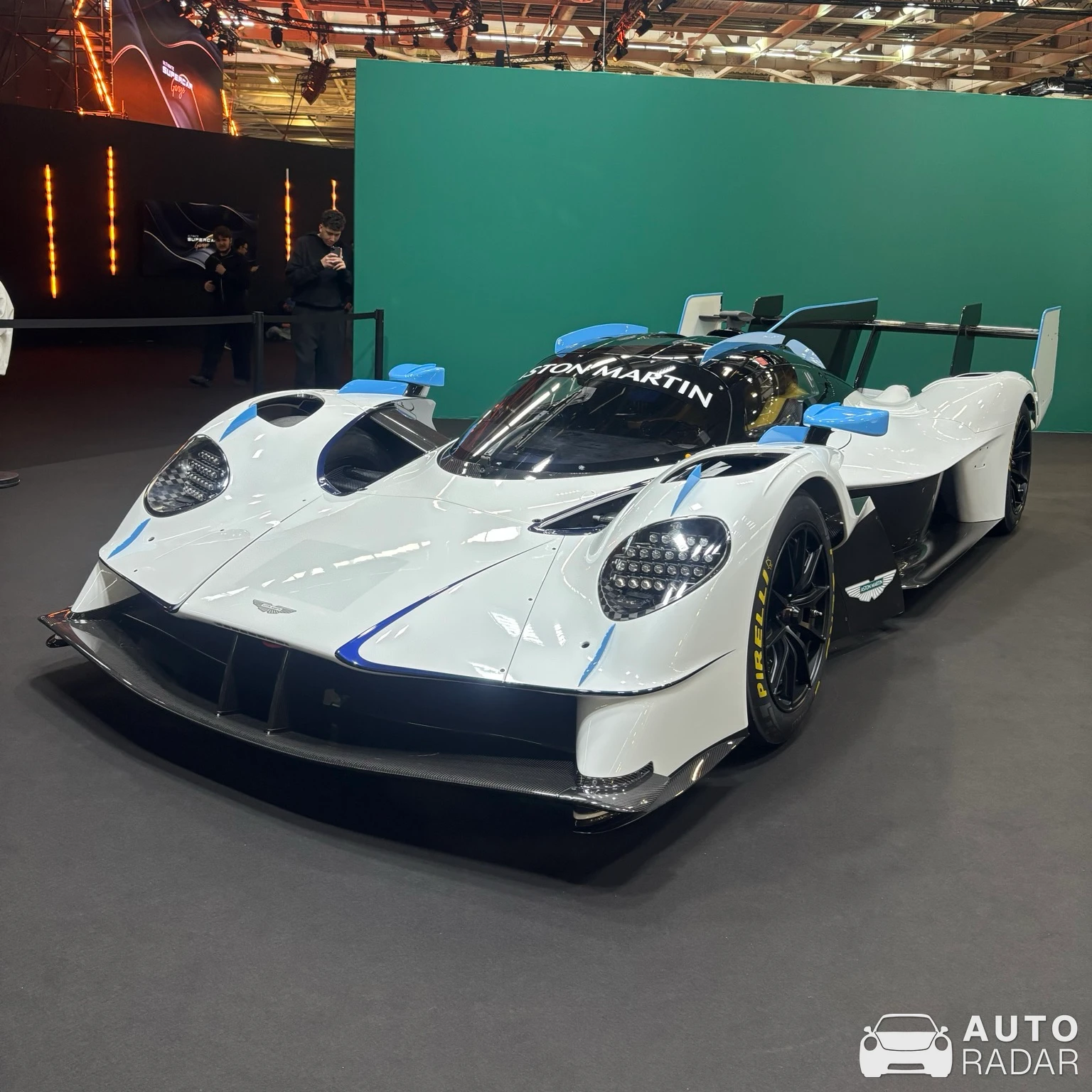 Aston Martin Valkyrie LMH spotted in Paris
