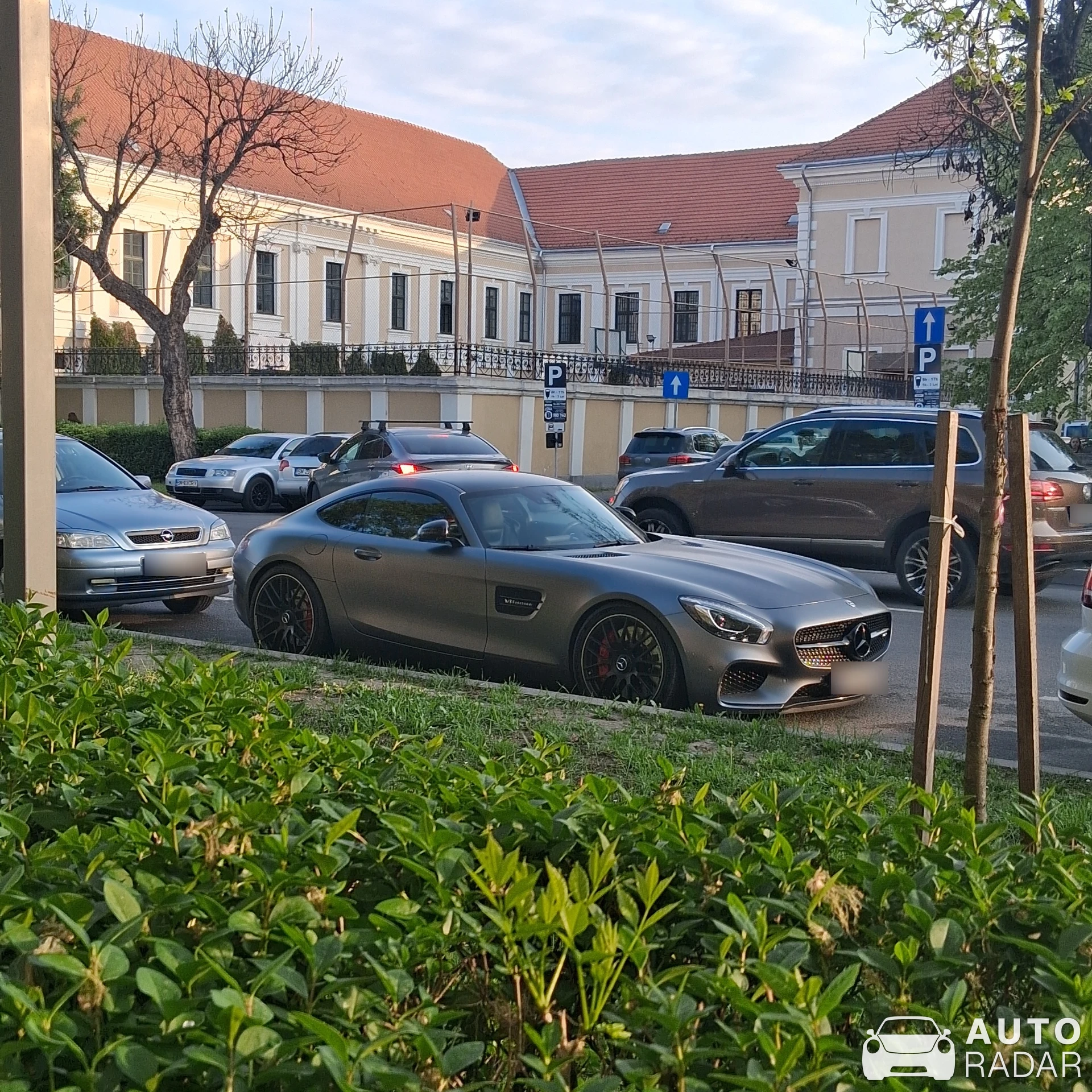 Mercedes-AMG GT S C190 spotted in Satu Mare
